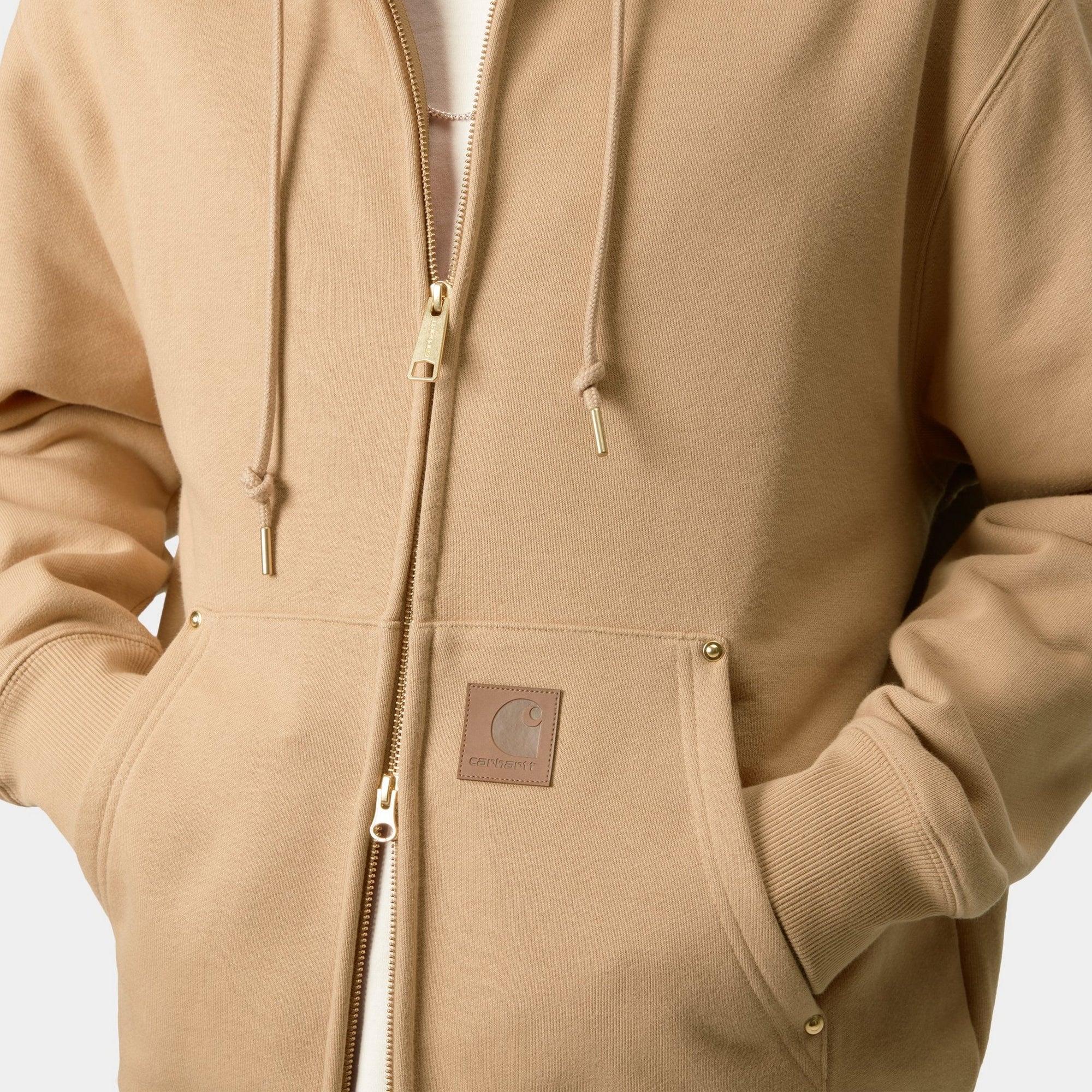 Eldon Hooded Sweatshirt Jacket for Men & Women - Dusty Hamilton Brown | Cozy Fleece Pullover for Casual Wear, Outdoor Activities & Layering