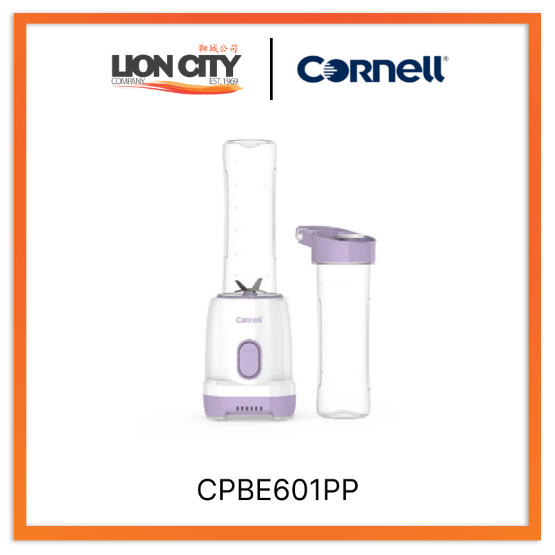 Cornell CPBE601PP Personal Blender - 350W Powerful Motor, 20oz Portable Smoothie Maker for Shakes, Juices & Protein Drinks - Perfect for Home, Office & Gym (Purple)