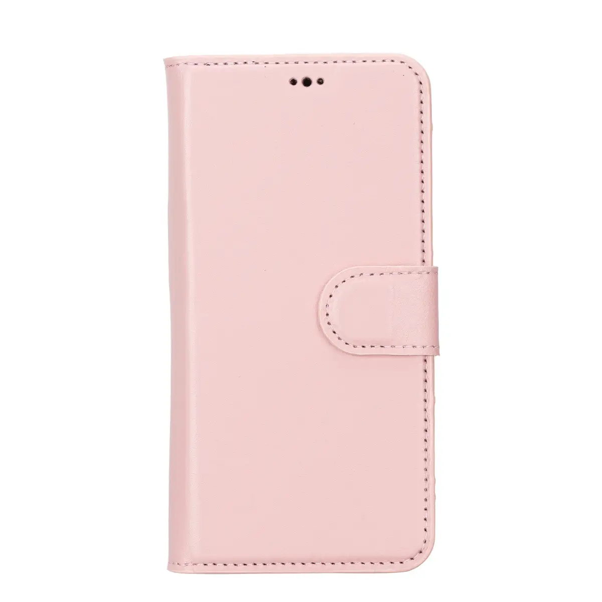 Pink Leather Wallet Case for iPhone 14 - Slim Protective Phone Cover with Card Slots | Perfect for Women's Everyday Use, Travel & Shopping