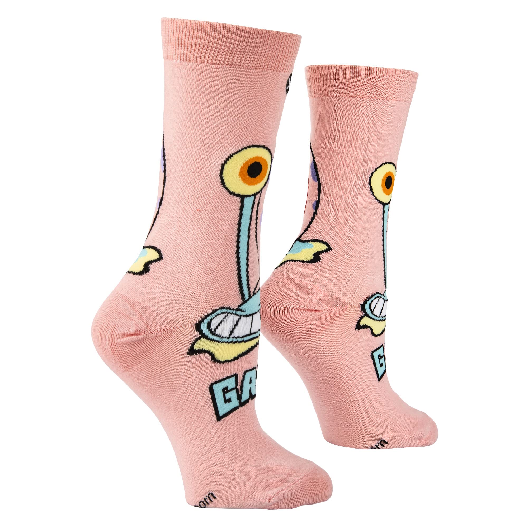 Gary The Snail Nickelodeon SpongeBob Cartoon Socks - Fun & Cute Novelty Socks for Women (US Size 5-10) - Perfect Gift for SpongeBob Fans, Cosplay & Casual Wear
