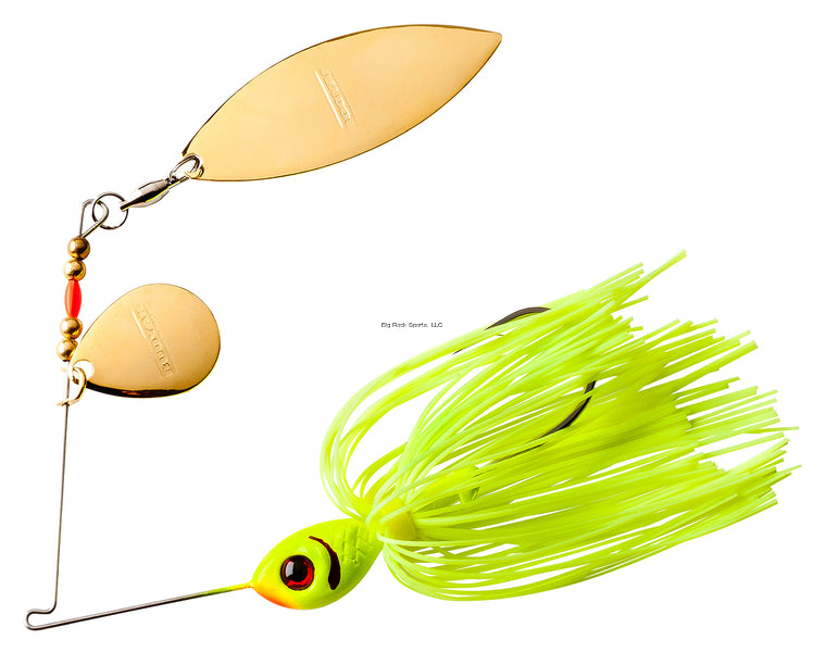 Booyah Tandem Blade Spinnerbait - Premium Bass Fishing Lures for Freshwater & Saltwater - Ideal for Casting, Trolling, and Tournament Fishing