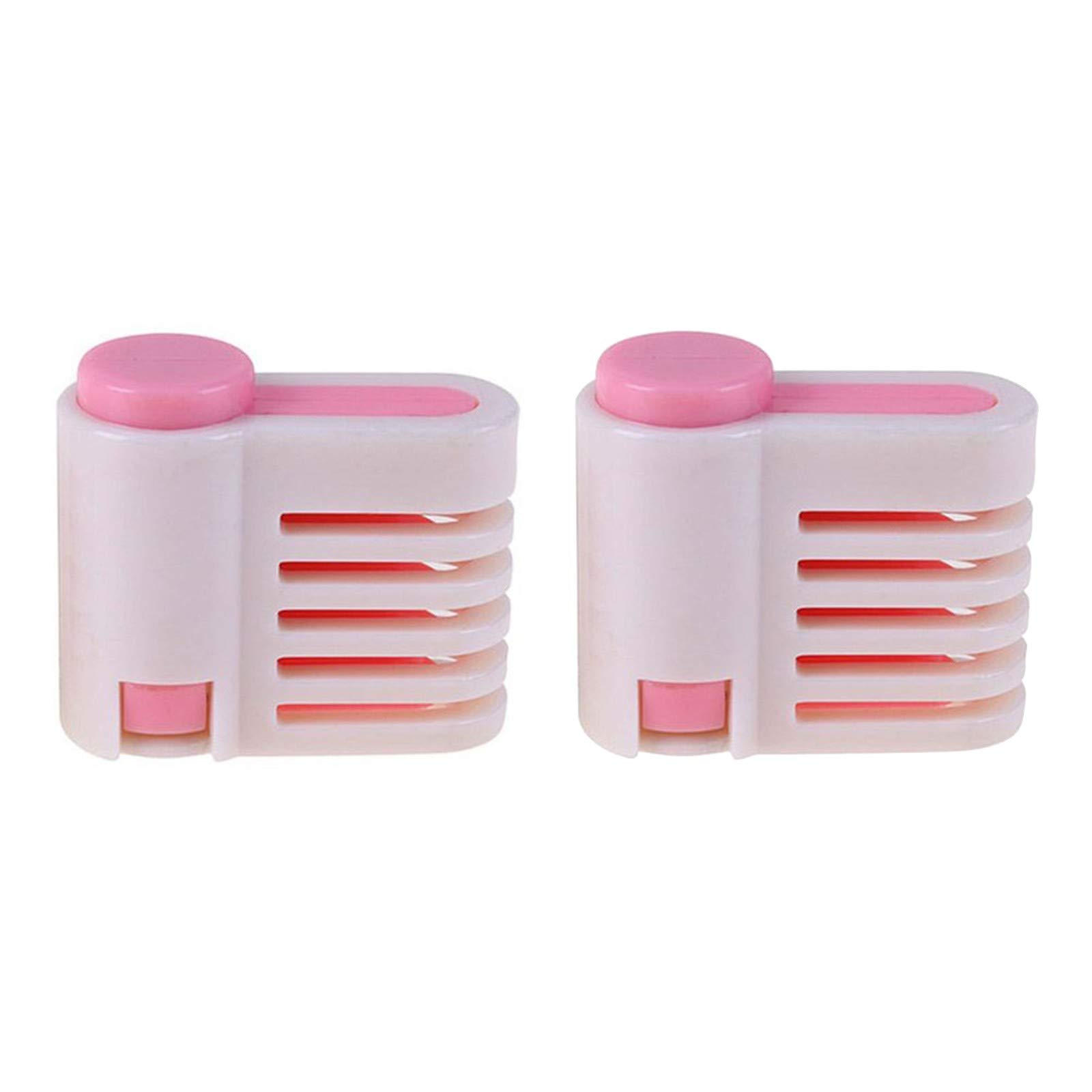 TEEGUI 2-Piece Durable Cake Leveler & Bread Slicer Set - Even Baking Tool for Perfect Cake Layers & Bread Slices - Ideal for Home Bakers, Professional Kitchens & Baking Enthusiasts (Pink, One Size)