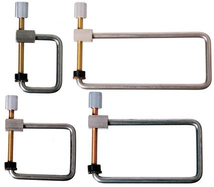 Professional Violin & Viola Repair Tool Set - 4 Cleat Clamps for F Hole Access | Crack Repair Kit for String Instruments | Luthier Tools for Music Repair Shops | Perfect for Instrument Maintenance & Soundboard Repairs