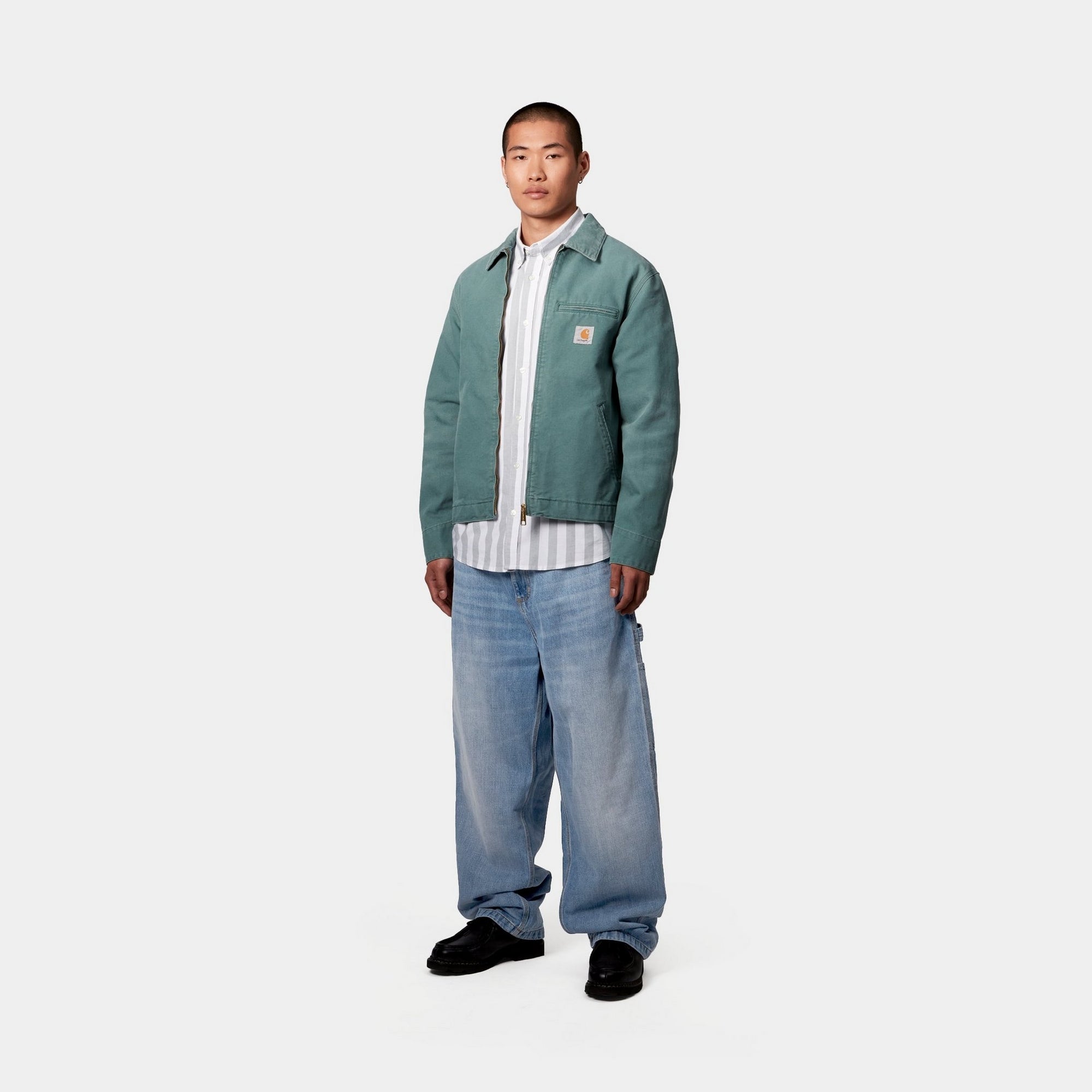OG Single Knee Denim Pants - Burst Washed Blue | Durable & Stylish Jeans for Men | Perfect for Casual Wear, Work & Outdoor Activities