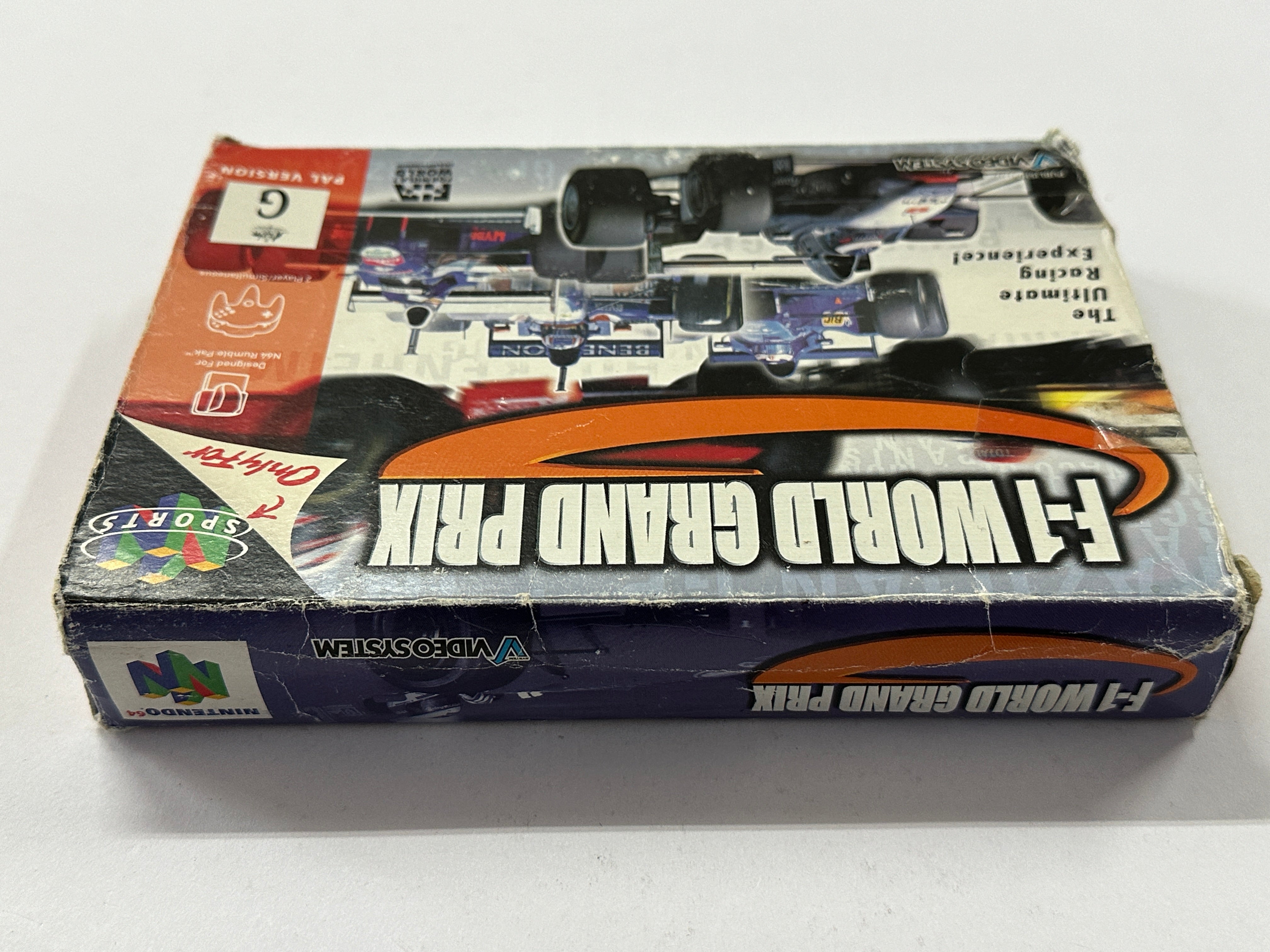 F1 World Grand Prix Complete In Box - Authentic Racing Game for PlayStation - Perfect for Racing Enthusiasts & Collectors