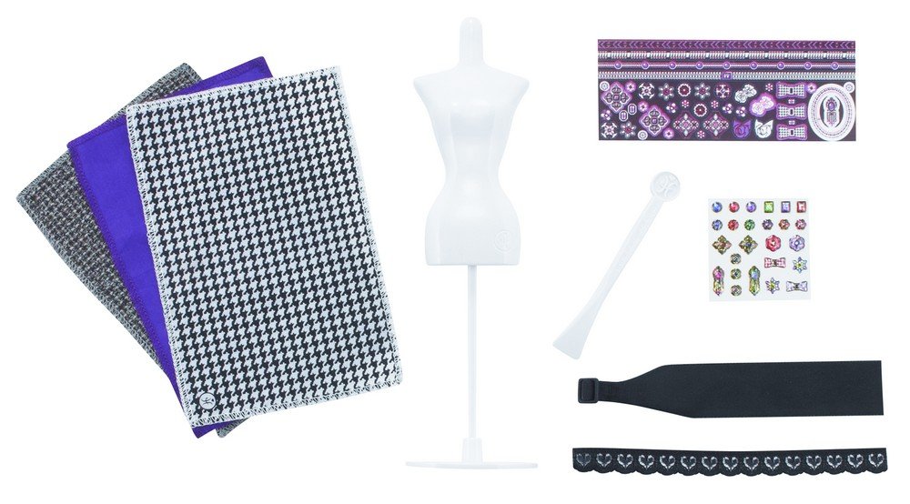 Harumika Style Starter Sets Uptown - Fashion Design Kit for Kids & Teens | Creative Dress Up Doll & DIY Outfit Making | Perfect for Birthday Gifts, Playdates & Fashion Design Practice