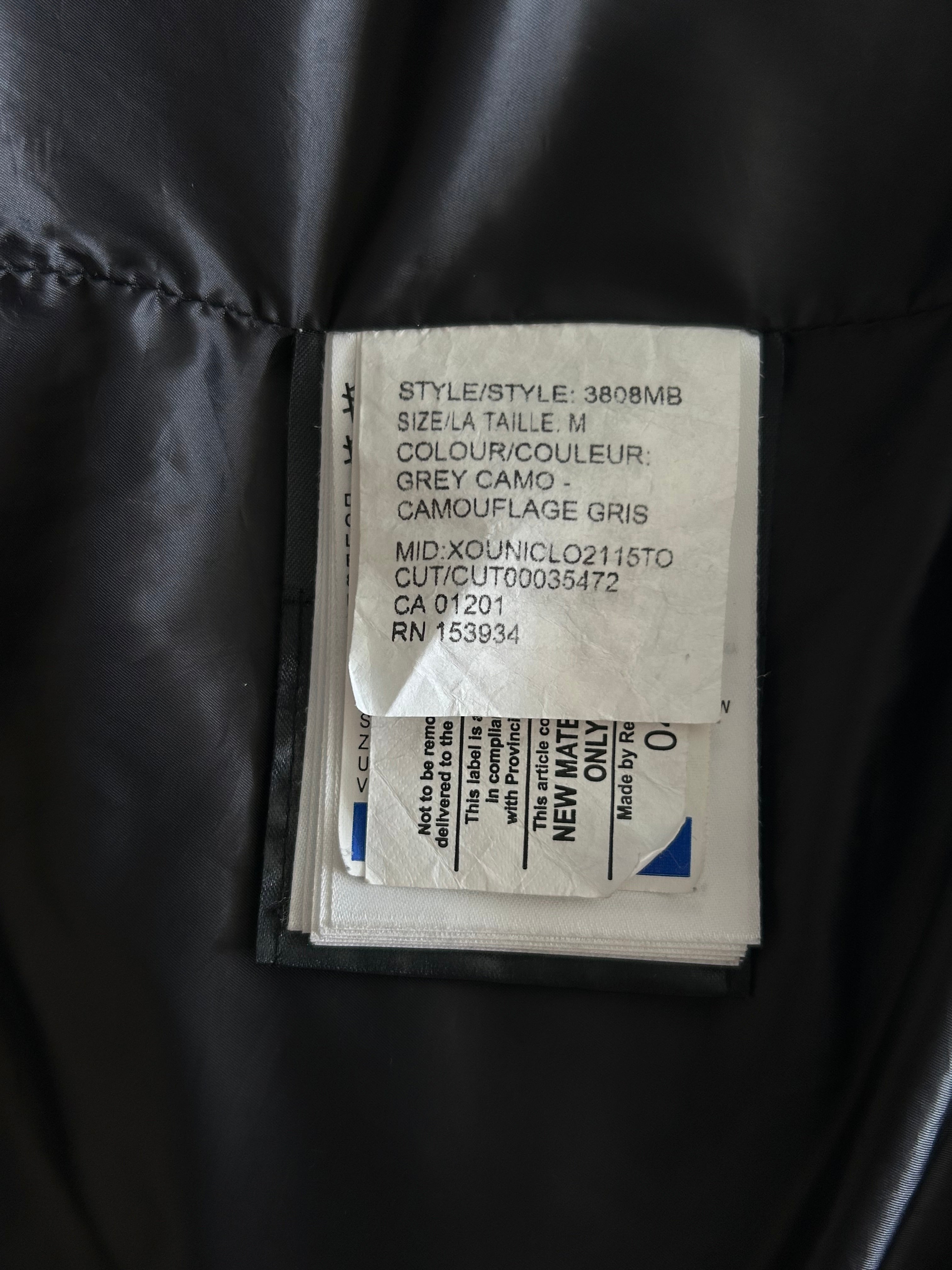 Canada Goose Snow Camo Wyndham Black Label Men's Winter Jacket - Waterproof, Windproof Parka for Extreme Cold Weather - Ideal for Snowboarding, Skiing & Outdoor Adventures