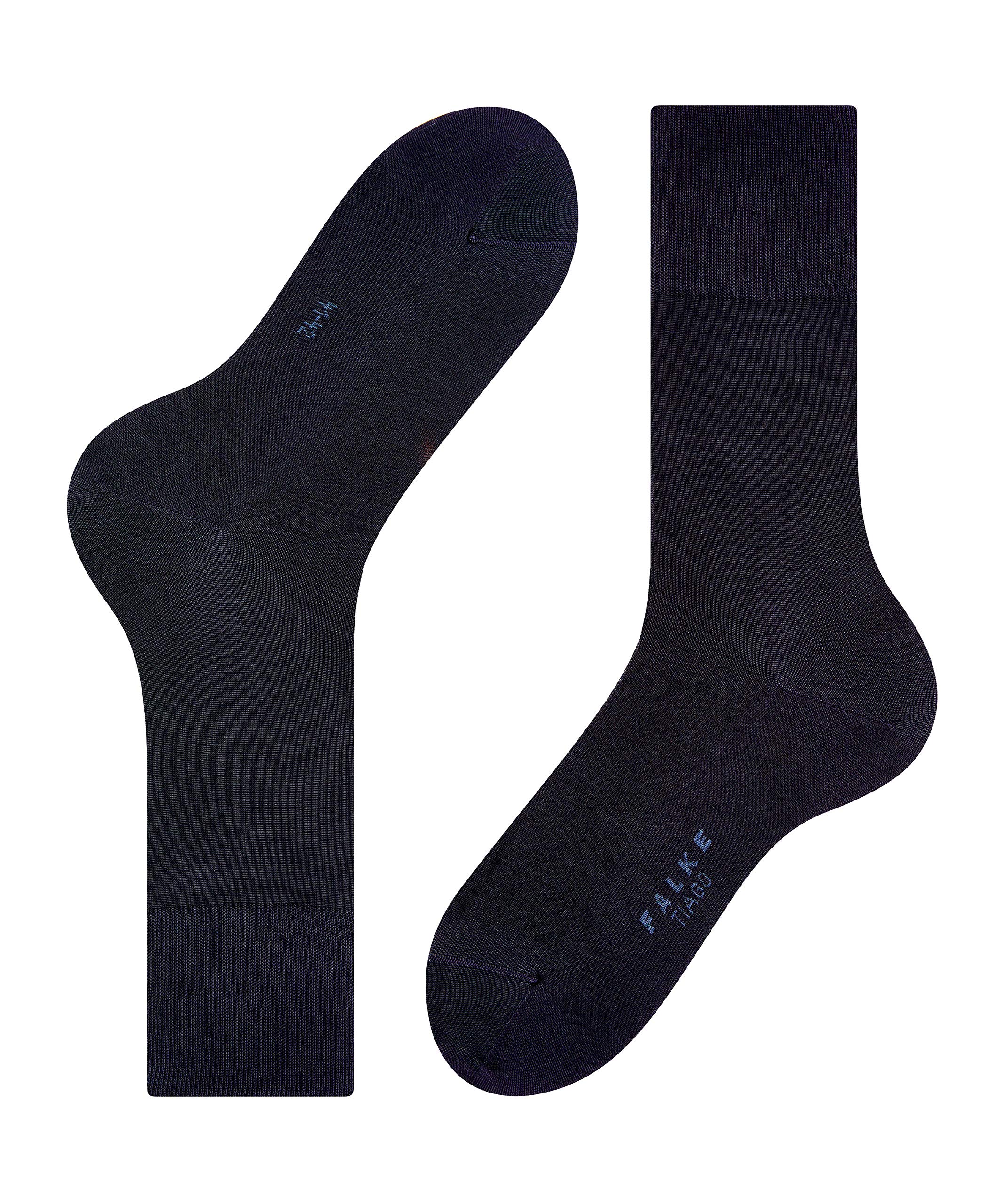 FALKE Tiago Men's Dress Socks - Premium Sustainable Cotton Crew Socks for Business & Formal Wear - 1 Pair - Perfect for Office, Weddings & Professional Occasions