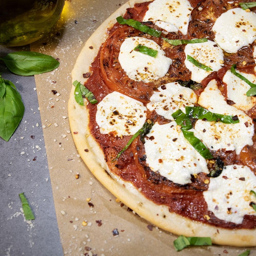 Smart Flour Foods Gluten Free Tavern Style Thin Pizza Crust - 12 Inch (Pack of 12) | Keto Friendly, Vegan Certified | Perfect for Family Pizza Nights, Parties & Quick Meals