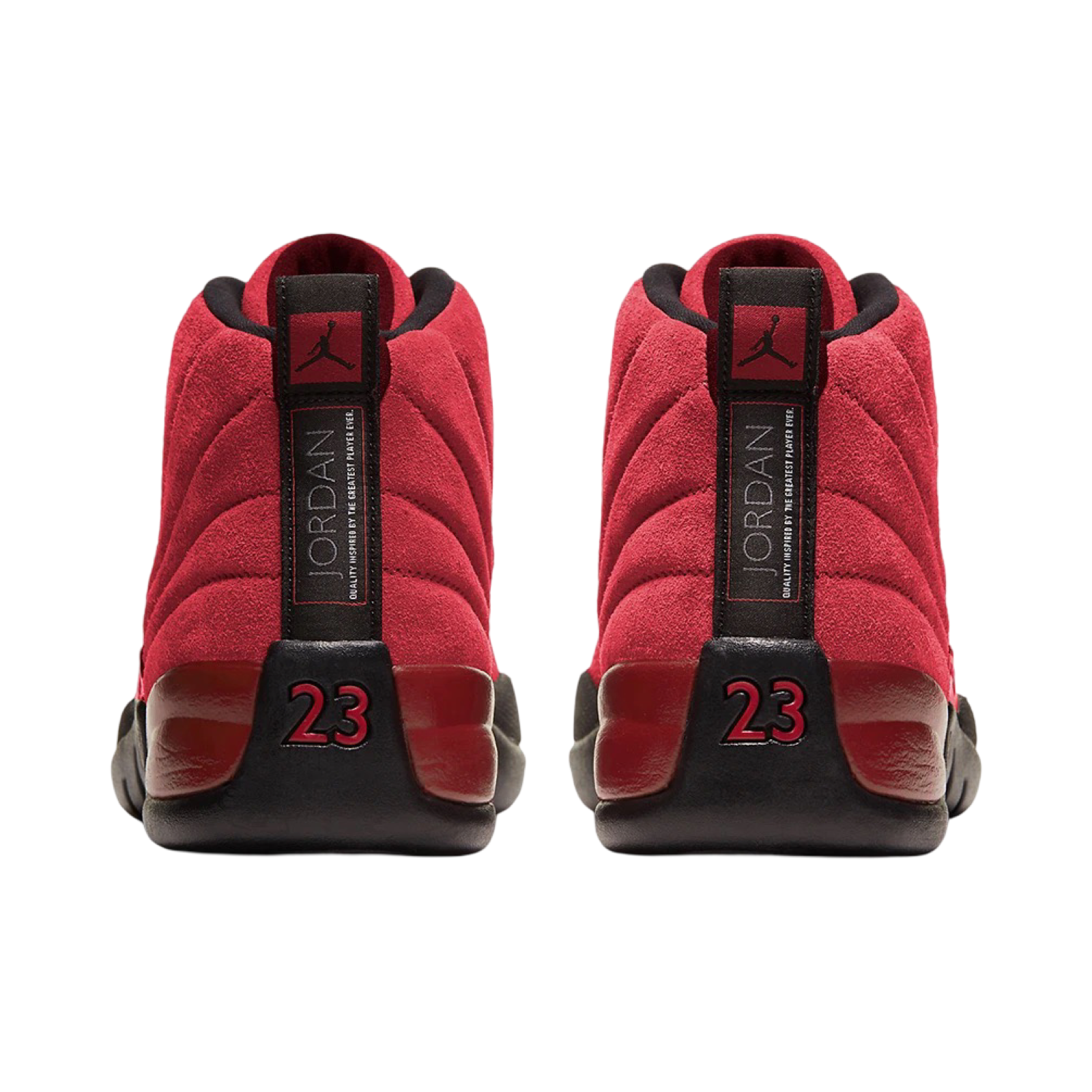 Air Jordan 12 Retro Reverse Flu Game Basketball Shoes - Gym Red & Black Colorway - Perfect for Streetwear, Sneaker Collecting and Basketball Games