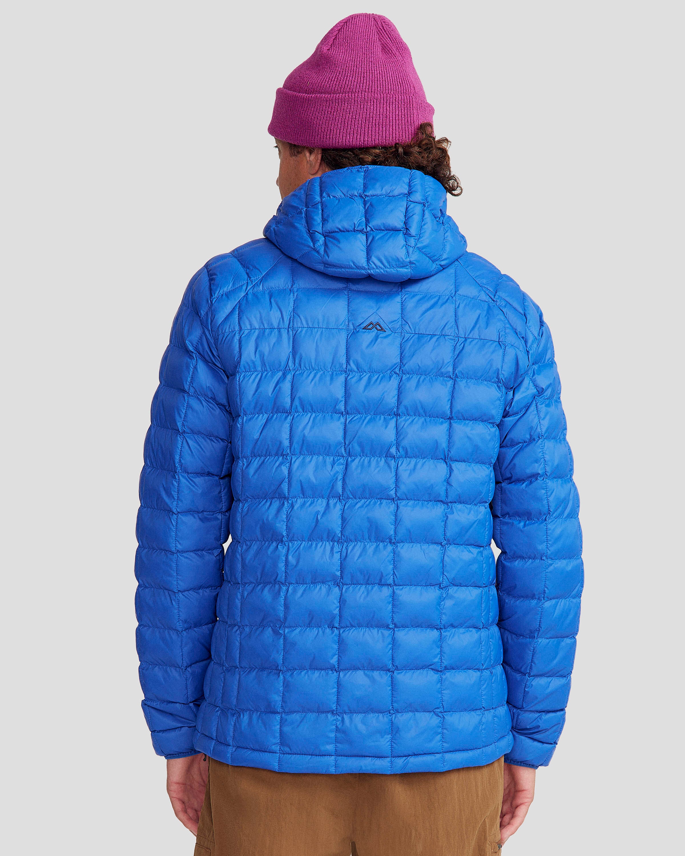 Men's Heli Insulated Hooded Jacket - Peak Blue | Winter Warm Waterproof Windbreaker for Outdoor Activities Hiking Camping Skiing