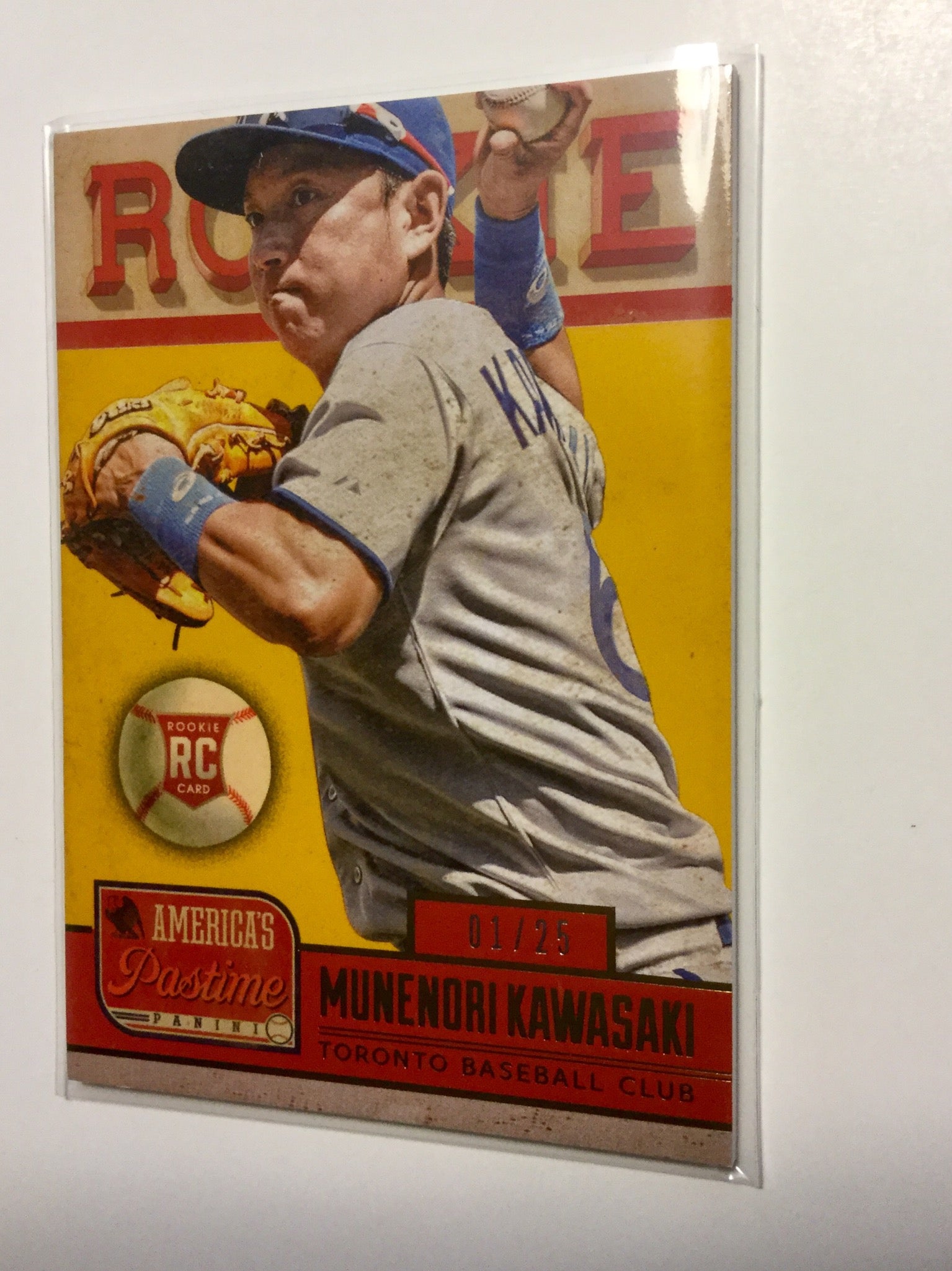 Rare Blue Jays Kawasaki Numbered Rookie Card 1/25 - Limited Edition Baseball Collectible for Sports Memorabilia & Investment