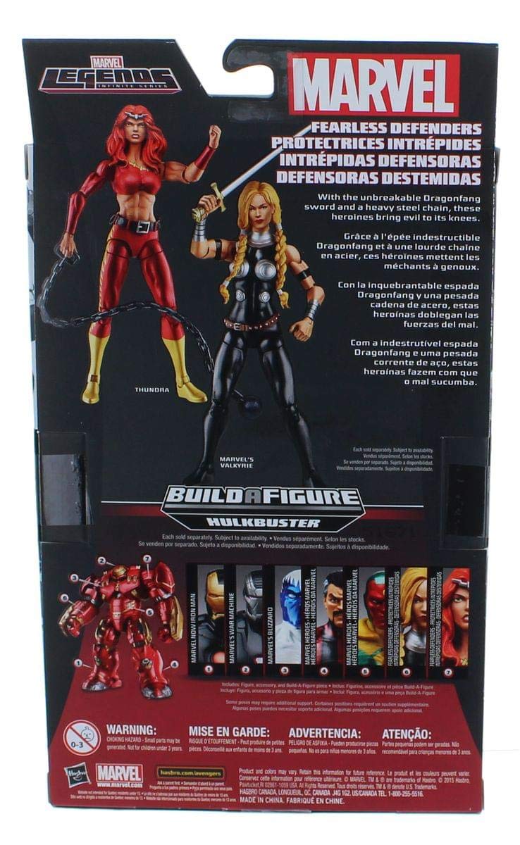 Marvel Legends Infinite Series Fearless Defenders Valkyrie Action Figure - Collectible 6-Inch Superhero Toy for Display & Role Play | Perfect for Marvel Fans & Collectors