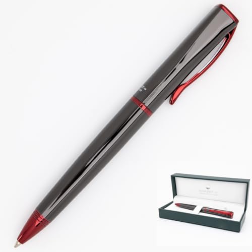 Gunmetal/ Red Trim