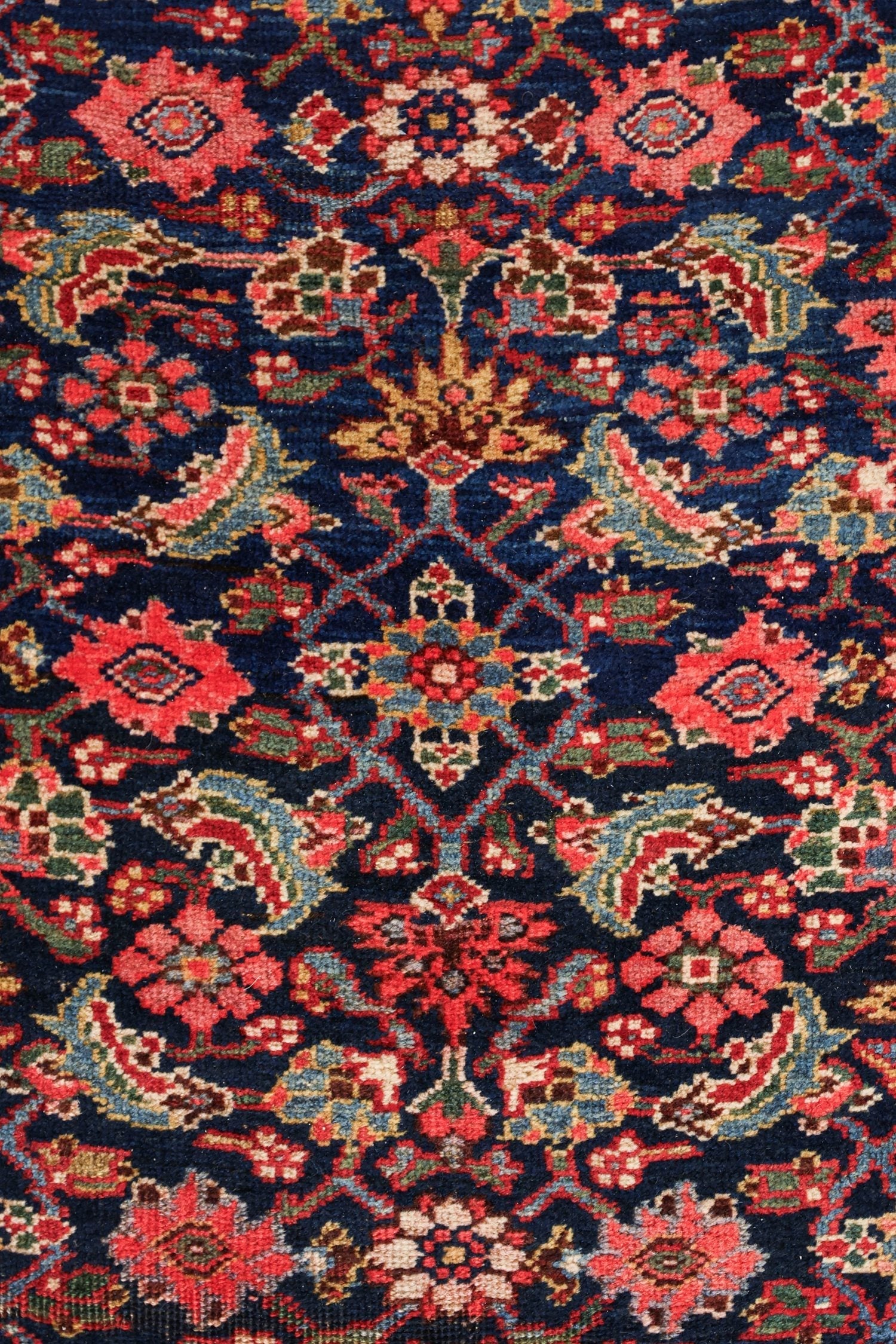 Handwoven Antique Bijar Tribal Rug J78956 - Authentic Persian Carpet for Living Room, Bedroom & Home Decor