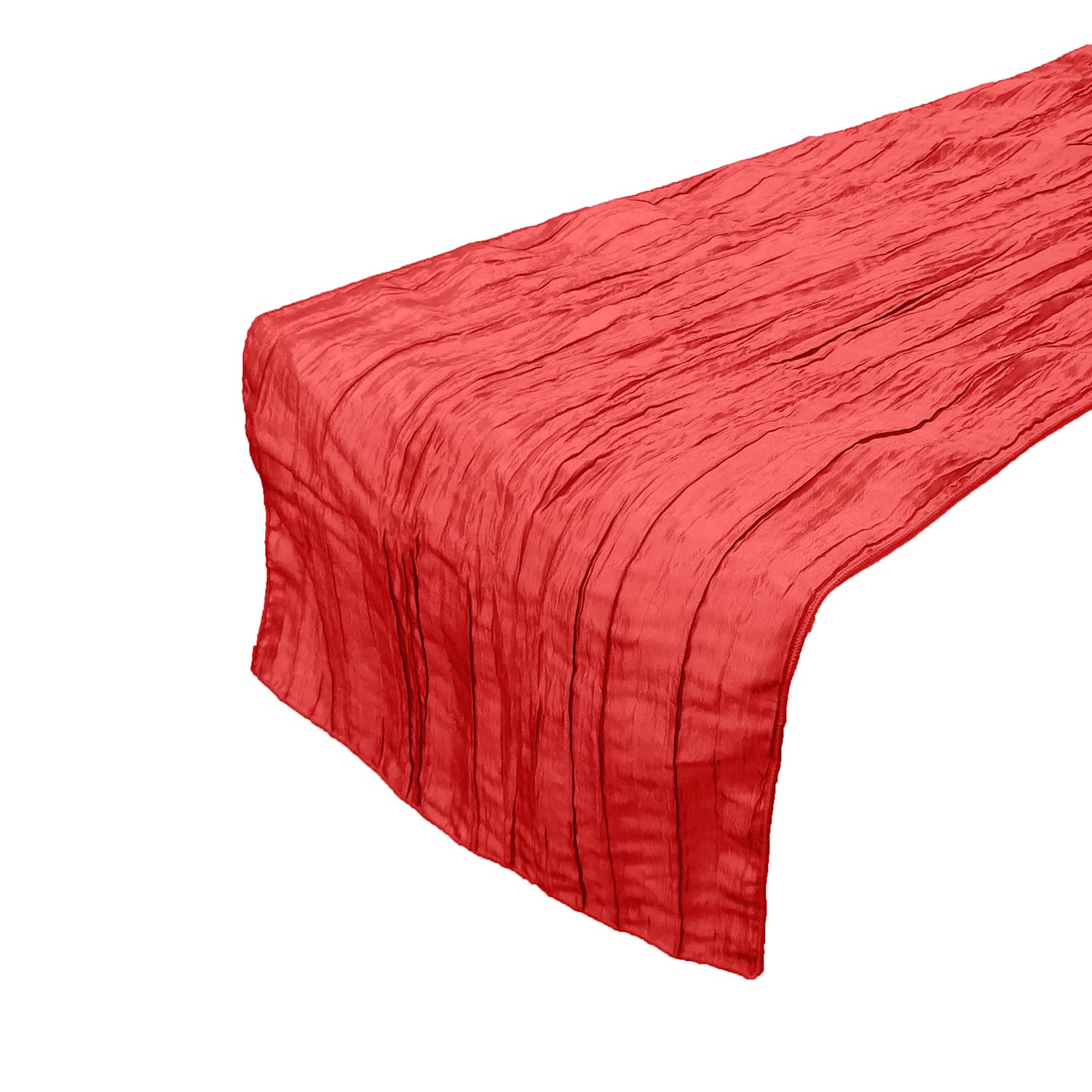 Crinkle Crushed Taffeta Table Runner 12