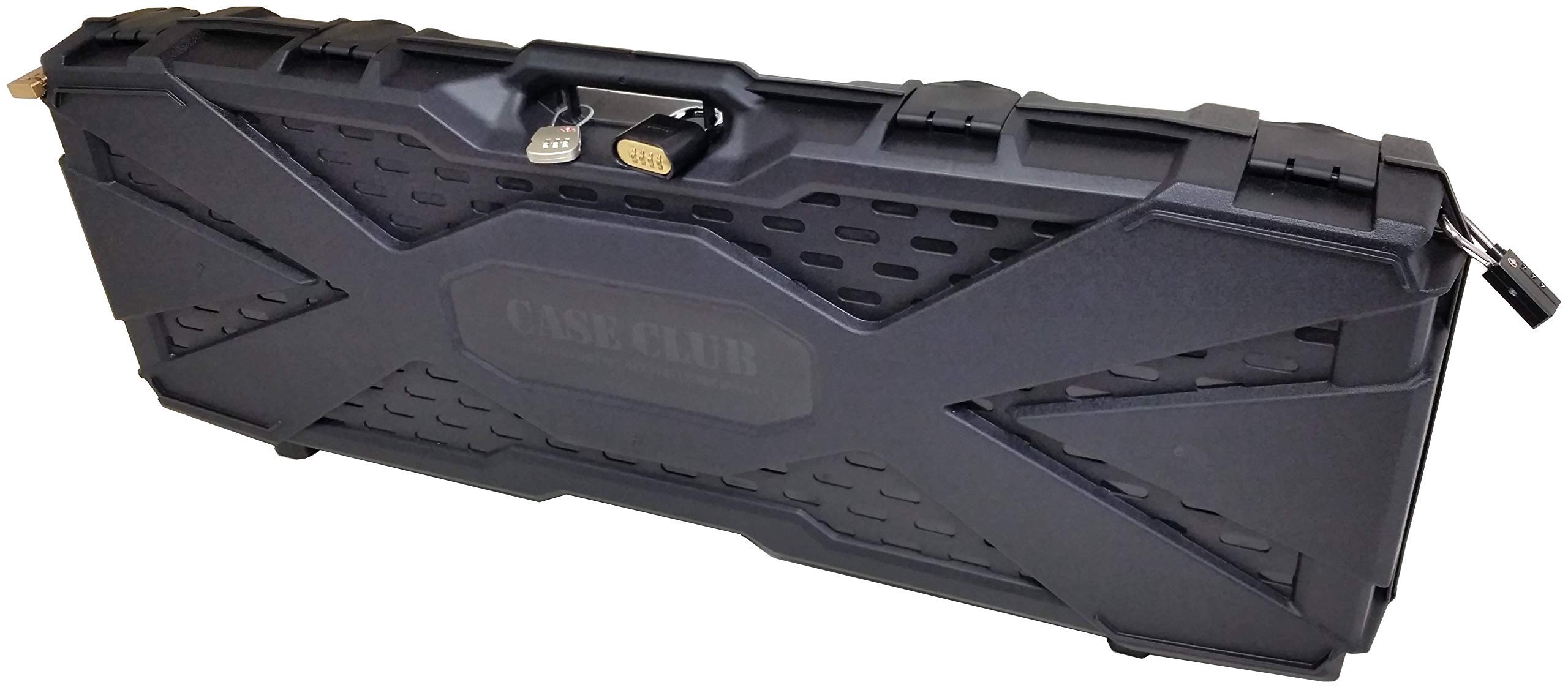 Case Club 40 Inch Tactical Rifle Gun Case - Heavy Duty Polyethylene/Convolute Foam Interior for Firearm Protection | Perfect for Hunting, Shooting Range & Airplane Travel