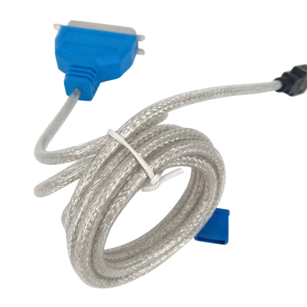 IEEE 1284 Printer Cable 36-Pin to 36-Pin Centronic 5Ft USB 2.0 HDMI Cable (Blue) - Compatible with Printers, Scanners & Legacy Devices for Office & Home Use