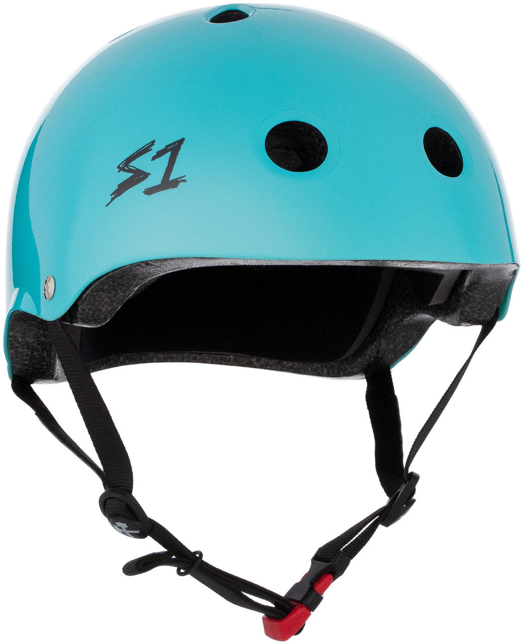 S1 Mini Lifer Helmet - Lightweight Bike Helmet for Adults & Kids - Lagoon Gloss Finish - Perfect for Cycling, Skateboarding & Scooter Riding