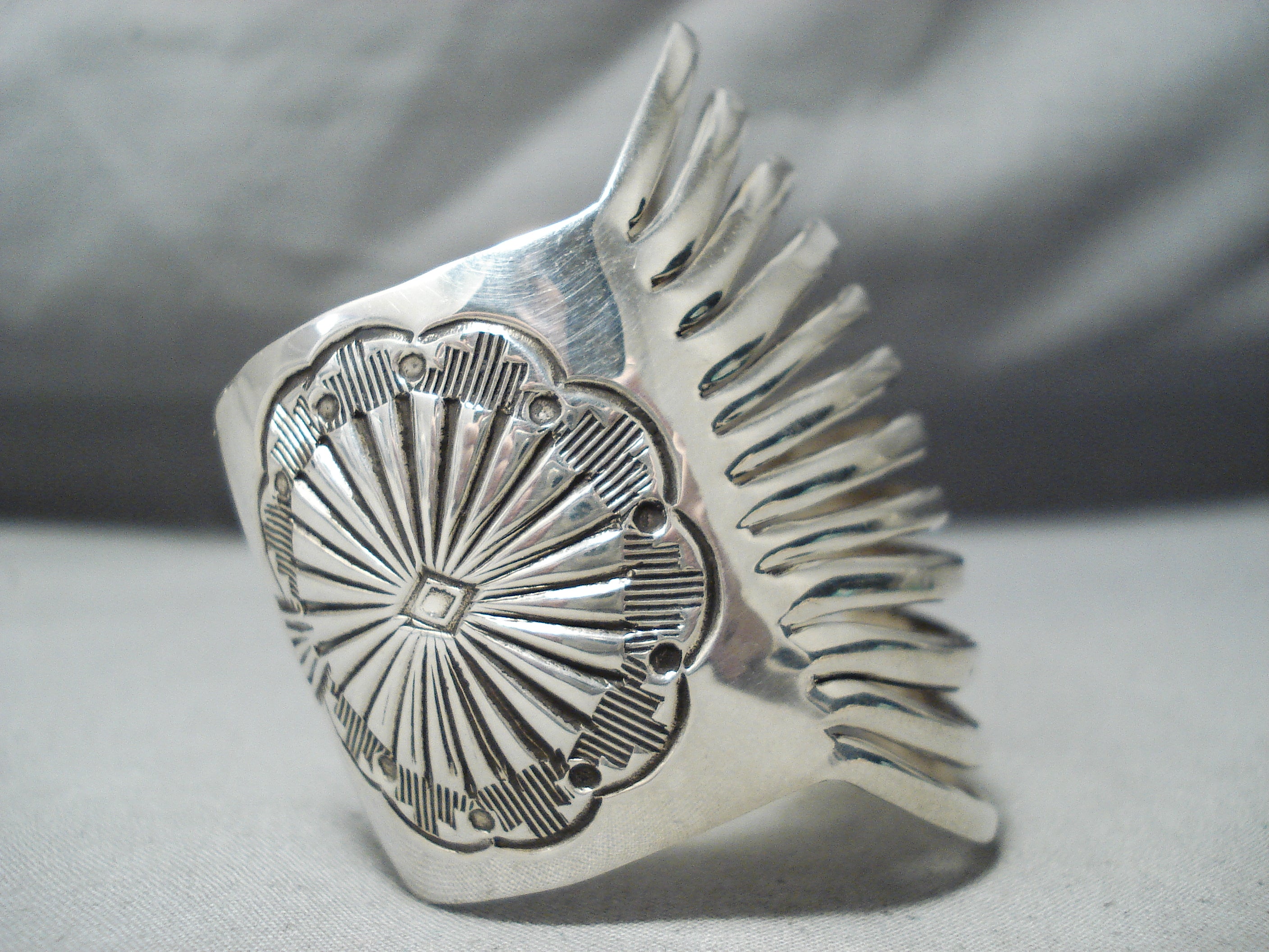 12-Story Navajo Sterling Silver Bracelet - Handcrafted Native American Jewelry for Women - Perfect for Boho, Festival & Everyday Wear