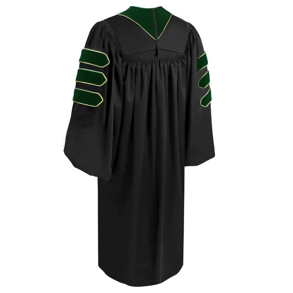 Premium Doctor of Medicine (MD) Doctoral Gown - Official Academic Regalia for Graduation Ceremonies & Professional Events