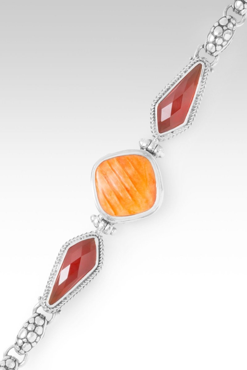 Your Light Will Shine Bracelet™ - Handmade Orange Spiny Oyster & Carnelian Beaded Jewelry for Women | Perfect for Gifts, Meditation & Spiritual Healing