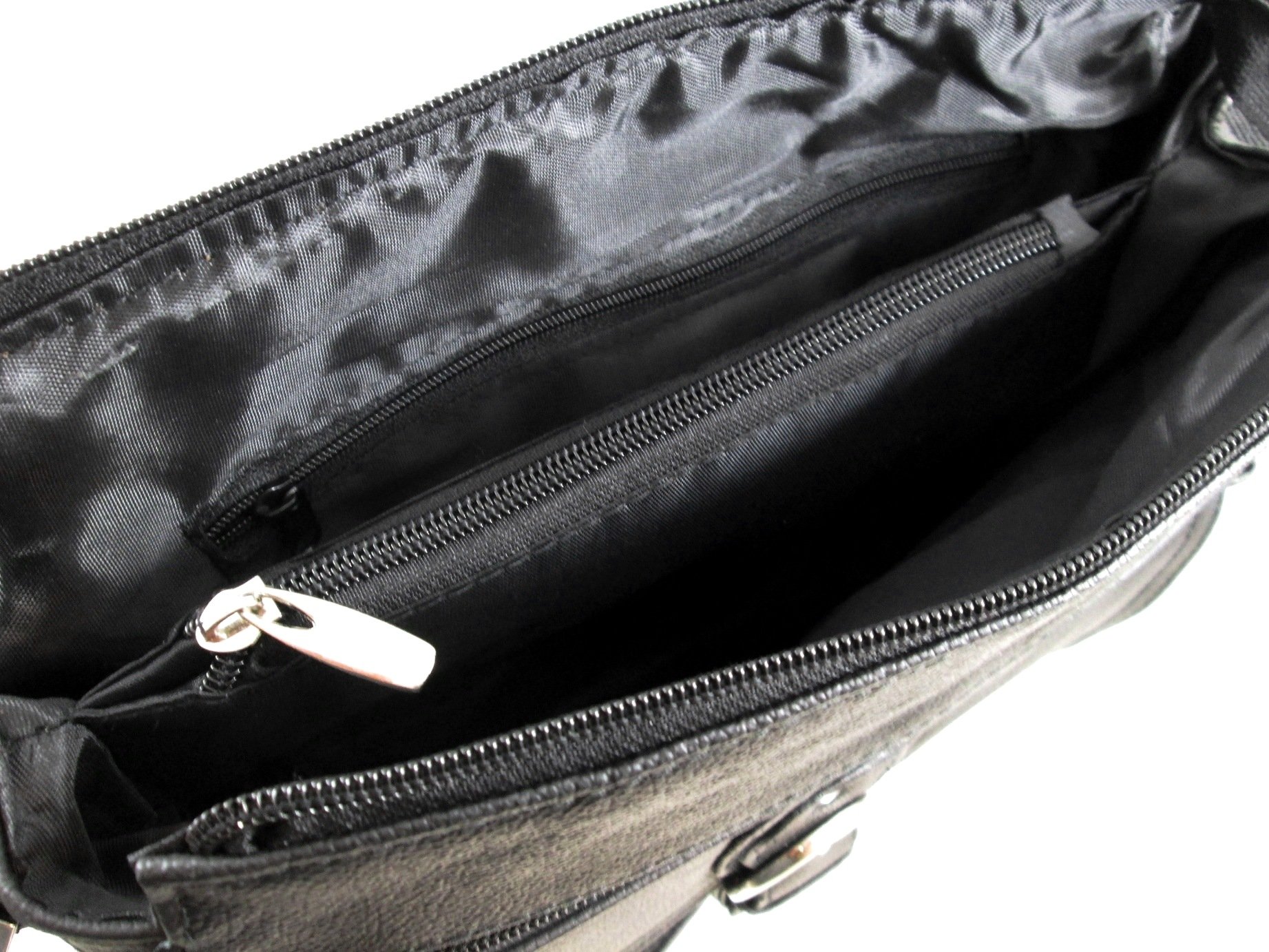 Genuine Leather Concealed Carry Purse with Adjustable Buckle - Stylish & Secure Handbag for Women's Everyday Carry (EDC) & Outdoor Activities
