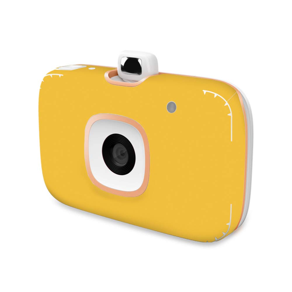 MightySkins Vinyl Decal Wrap Cover for HP Sprocket 2-in-1 Photo Printer - Solid Marigold | Protective & Durable Skin | Easy to Apply & Remove | Made in USA | Perfect for Home, Office & Travel Use