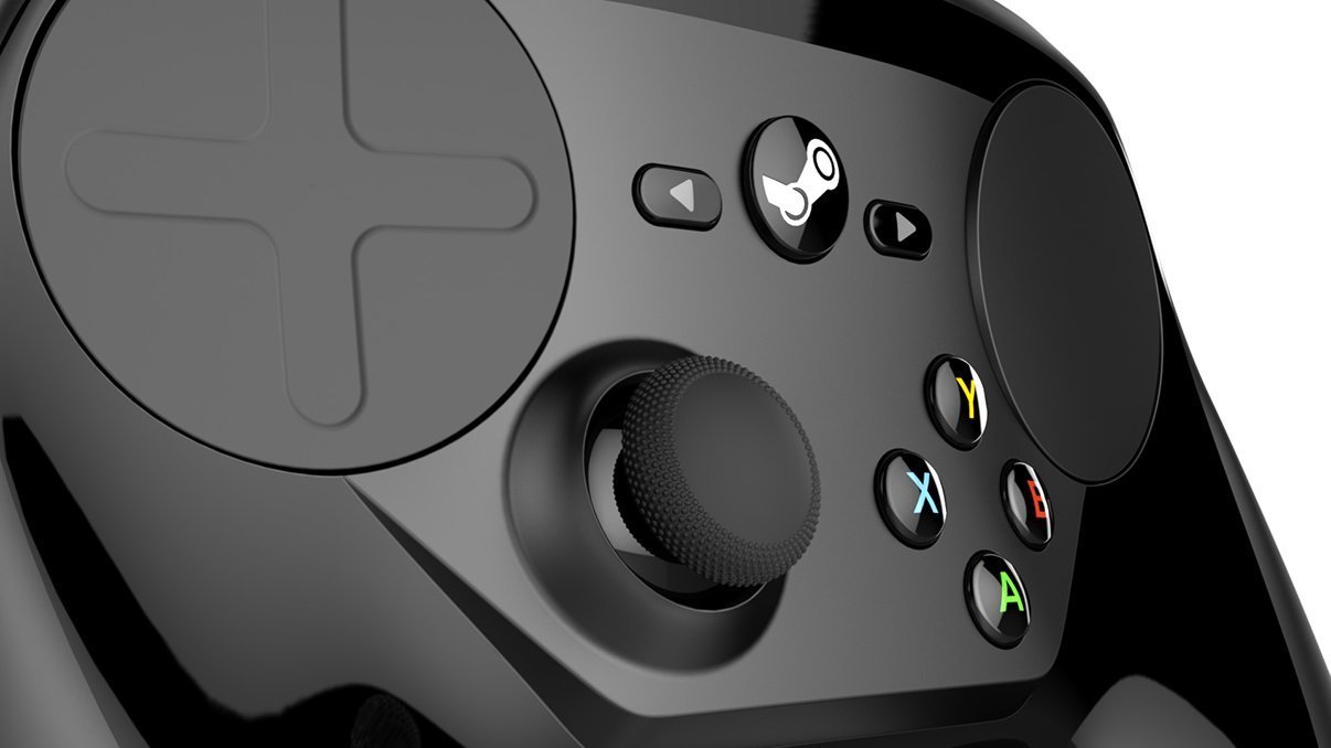Original Steam Controller for PC Gaming - Wireless Gamepad for Steam Link, Big Picture & VR - Perfect for Streaming, Cloud Gaming & Virtual Reality Experiences