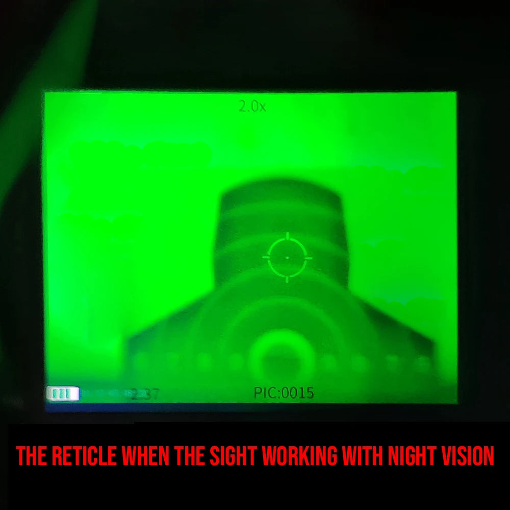 2024 New Holy Warrior S1 Tactical NV Red Dot Sight - EXPS3 558 Optical Scope for Airsoft, Hunting & Tactical Rifles | Perfect for Low Light & Night Vision Use