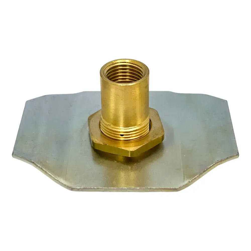 Haltec H 4000 Valve Adapter for SP 1000 Type Spud with Bridge Washer - Heavy Duty Brass Fitting for Irrigation Systems, Agricultural Equipment & Water Pumps