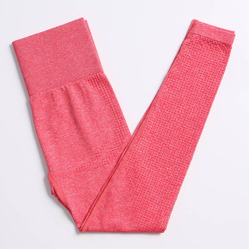Seamless Knitted Yoga Pants for Women - High Waisted Stretchy Workout Leggings for Yoga, Gym & Lounge Wear