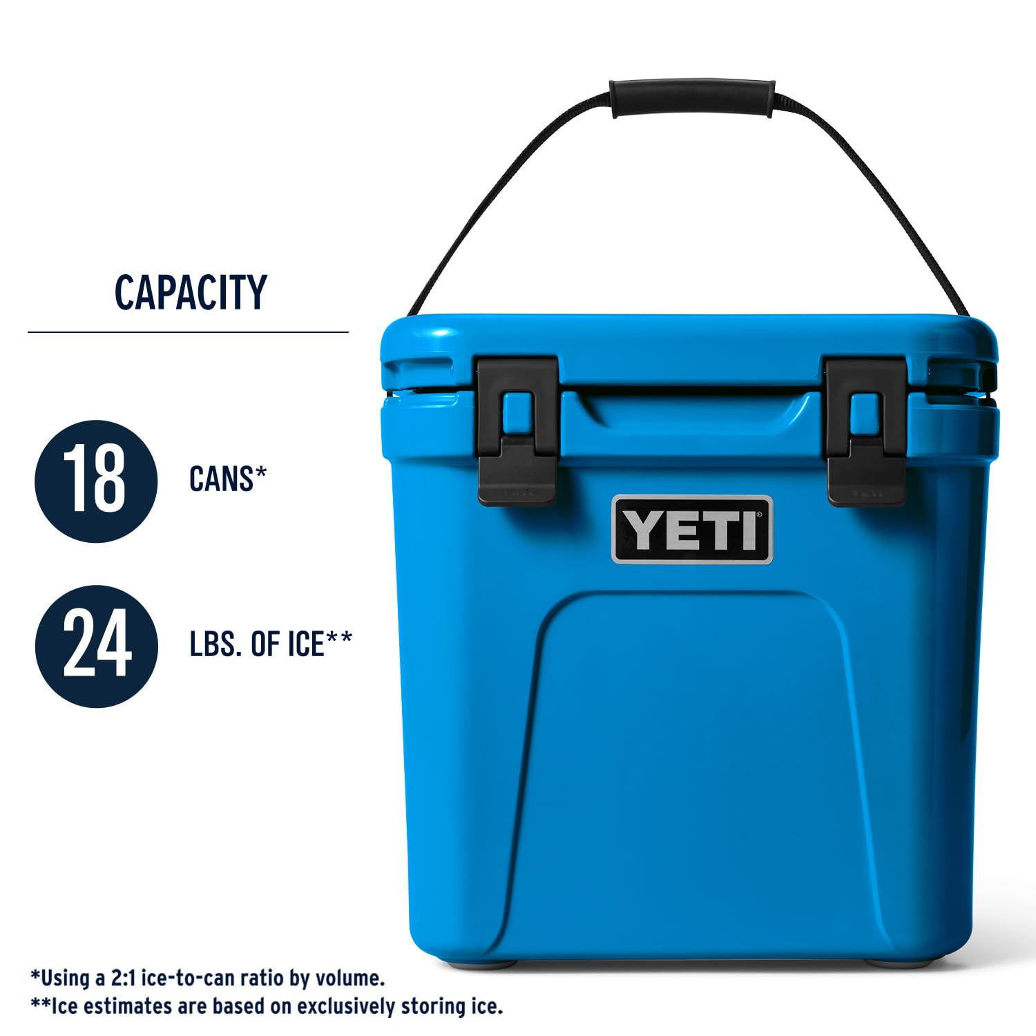 YETI Roadie 24 Cooler - Premium Hard Cooler for Camping, Tailgating & Outdoor Adventures | Leakproof & Durable Portable Ice Chest for Drinks & Food