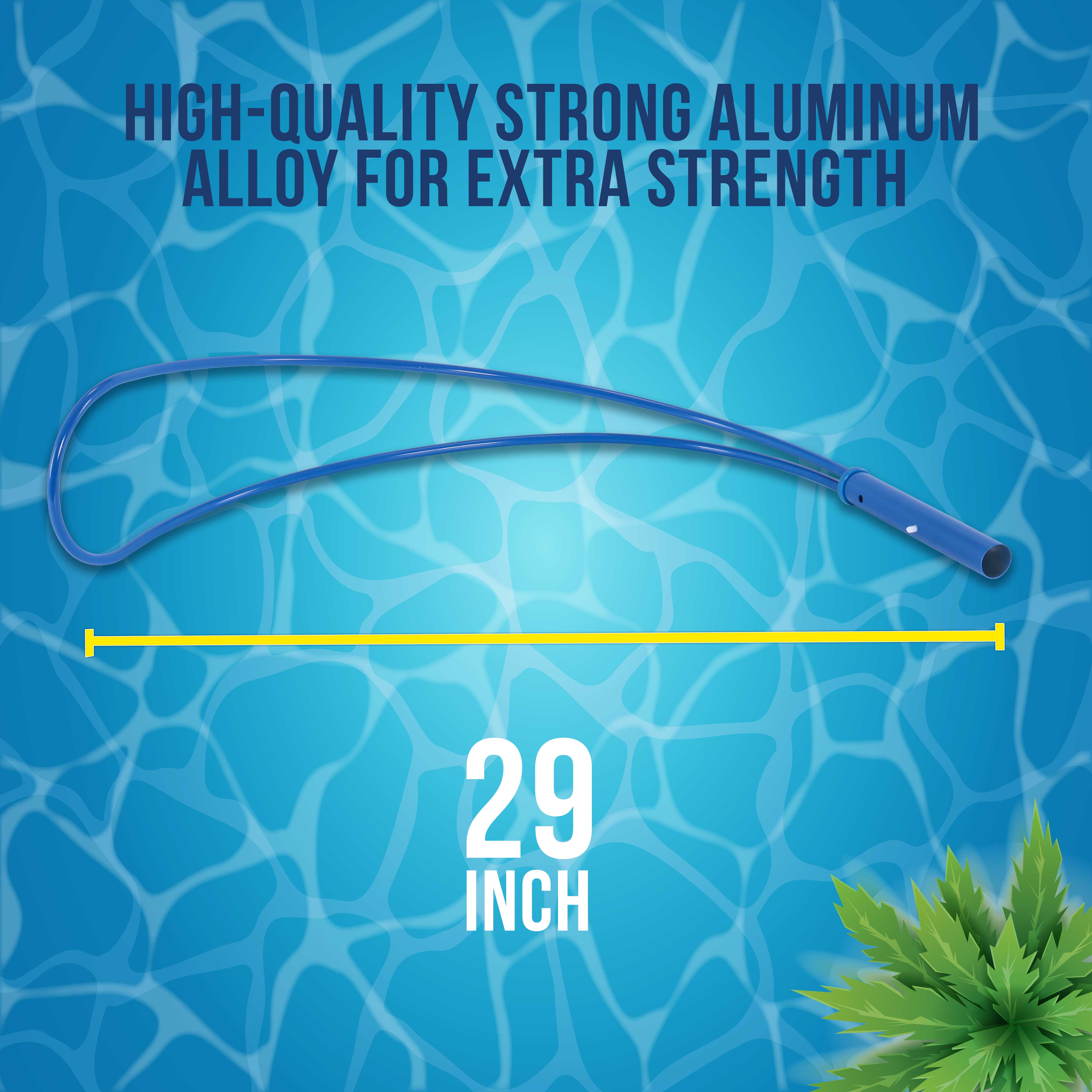 Emergency Pool Safety Hook - Aluminum Rescue Hook for Drowning Swimmers & Lifesaving Equipment | U.S. Pool Supply for Swimming Pools, Spas & Water Safety Training