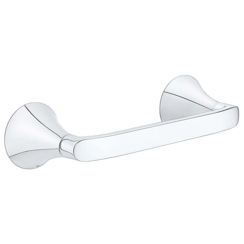Pfister Brea Polished Chrome Wall Mount Toilet Paper Holder - Durable Bathroom Tissue Dispenser for Home, Office & Commercial Use