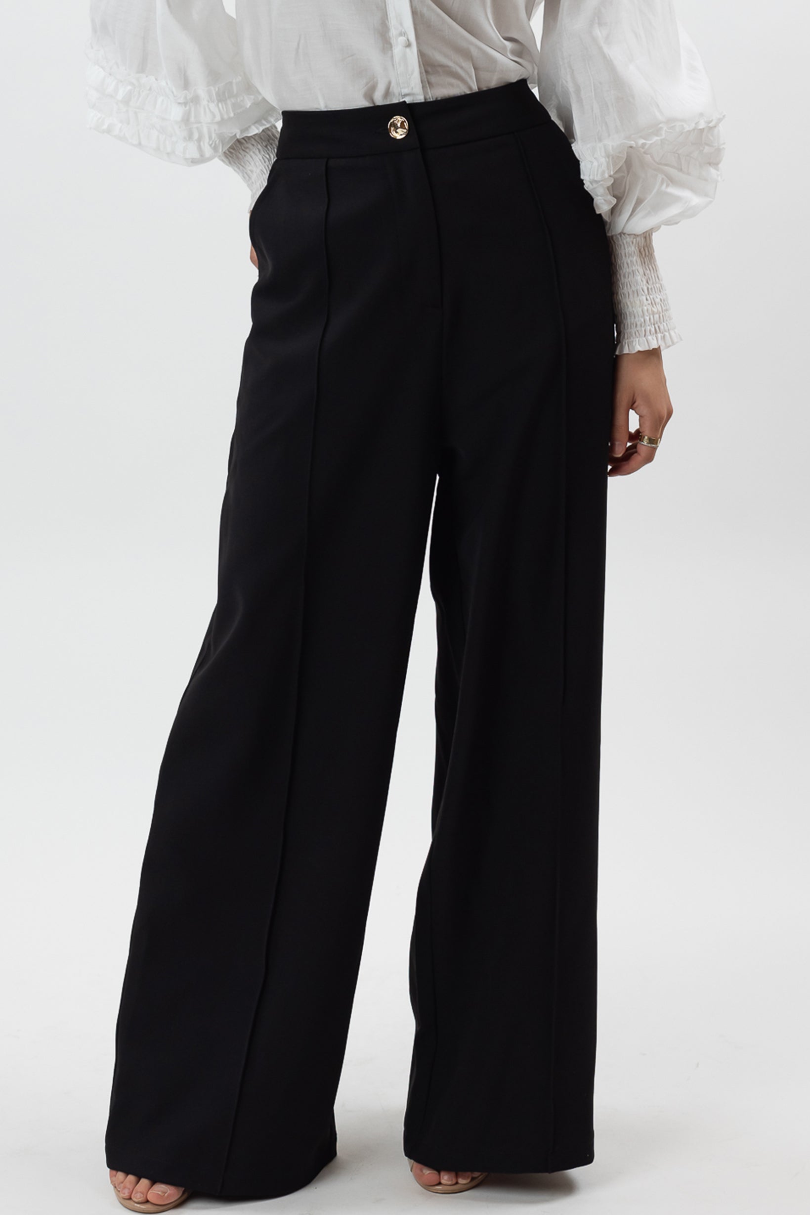Elle Tailored Pants for Women - High Waist Slim Fit Office Work Pants | Professional Business Attire & Formal Occasions