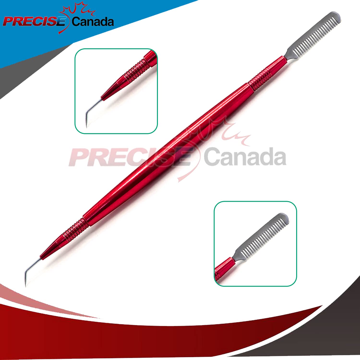 Professional Eyelash Lifting Tool for Lash Extension & Volume Enhancement - Red Separator Comb for Perfect Lash Lift & Perm (Great for Salon Use & DIY Home Beauty)
