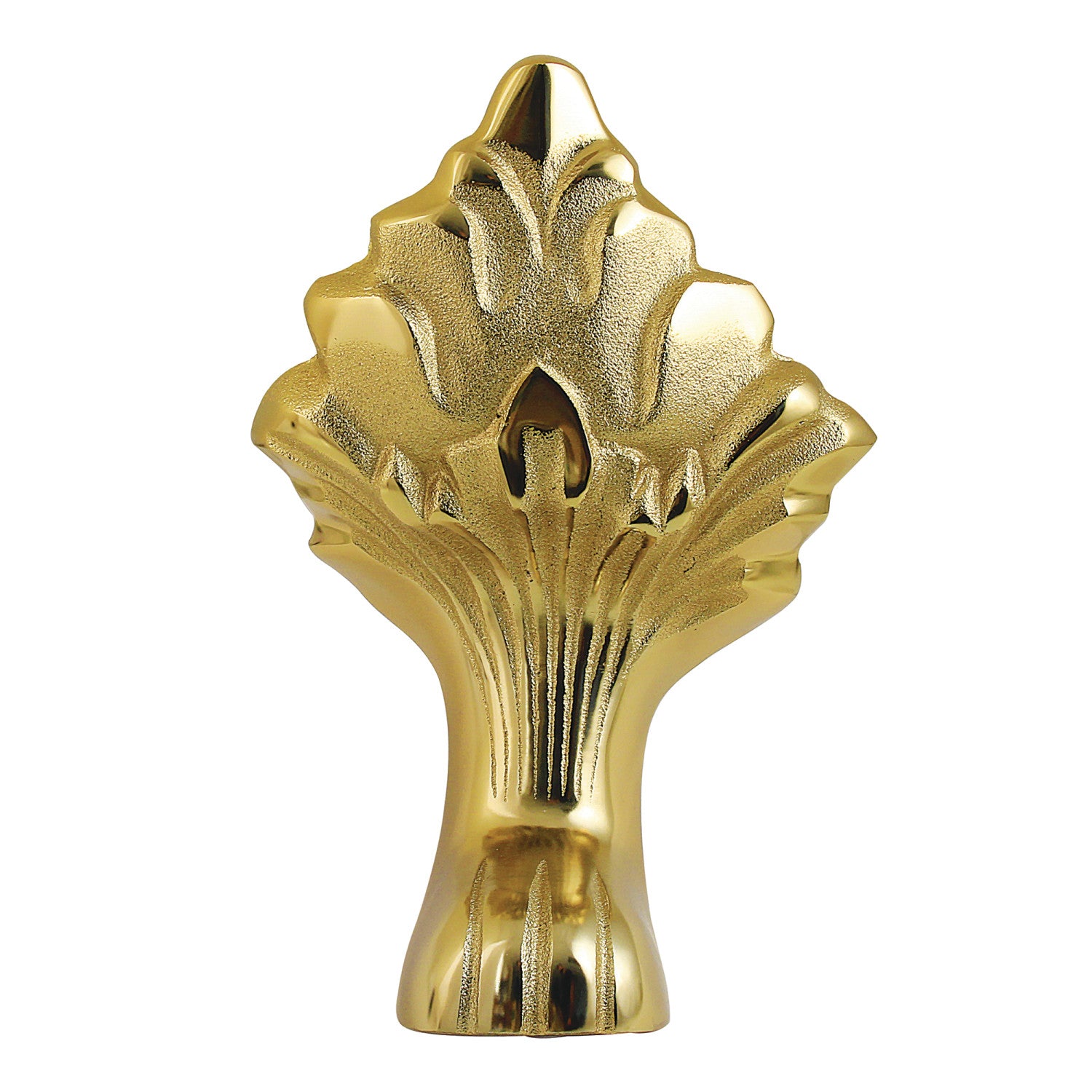 Aqua Eden VCTNC2 4-Piece Lion Paw Cast Iron Bathtub Feet Set - Polished Brass - Vintage Style Clawfoot Tub Legs for Bathroom Decor & Home Renovation