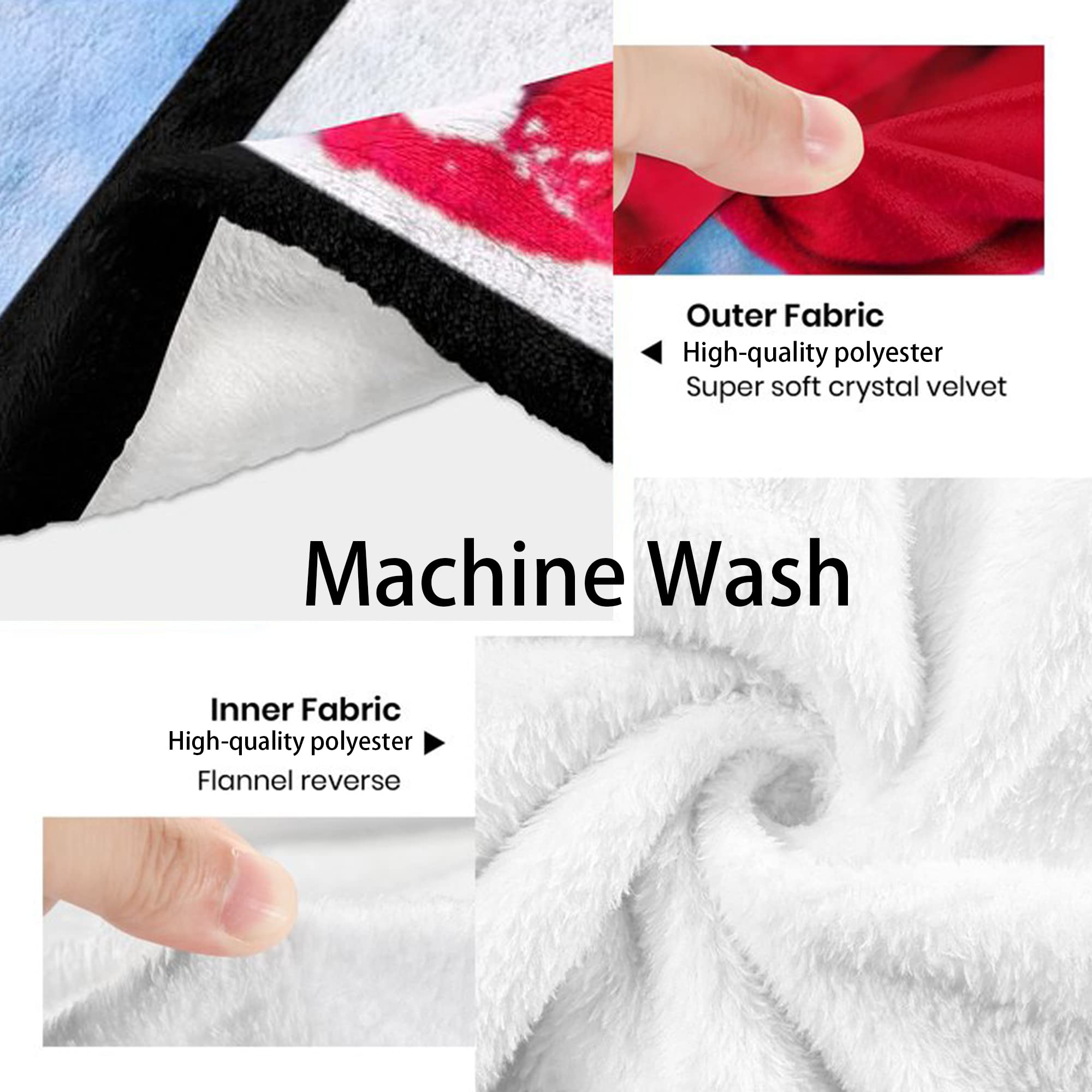Custom Photo Names Fleece Throw Blanket - Personalized Family Blanket with Pictures - Soft Cozy Blanket for Bed, Sofa & Travel - Perfect Gift for Dad, Mom & Kids - Great for Family Movie Nights, Camping Trips & Home Decor