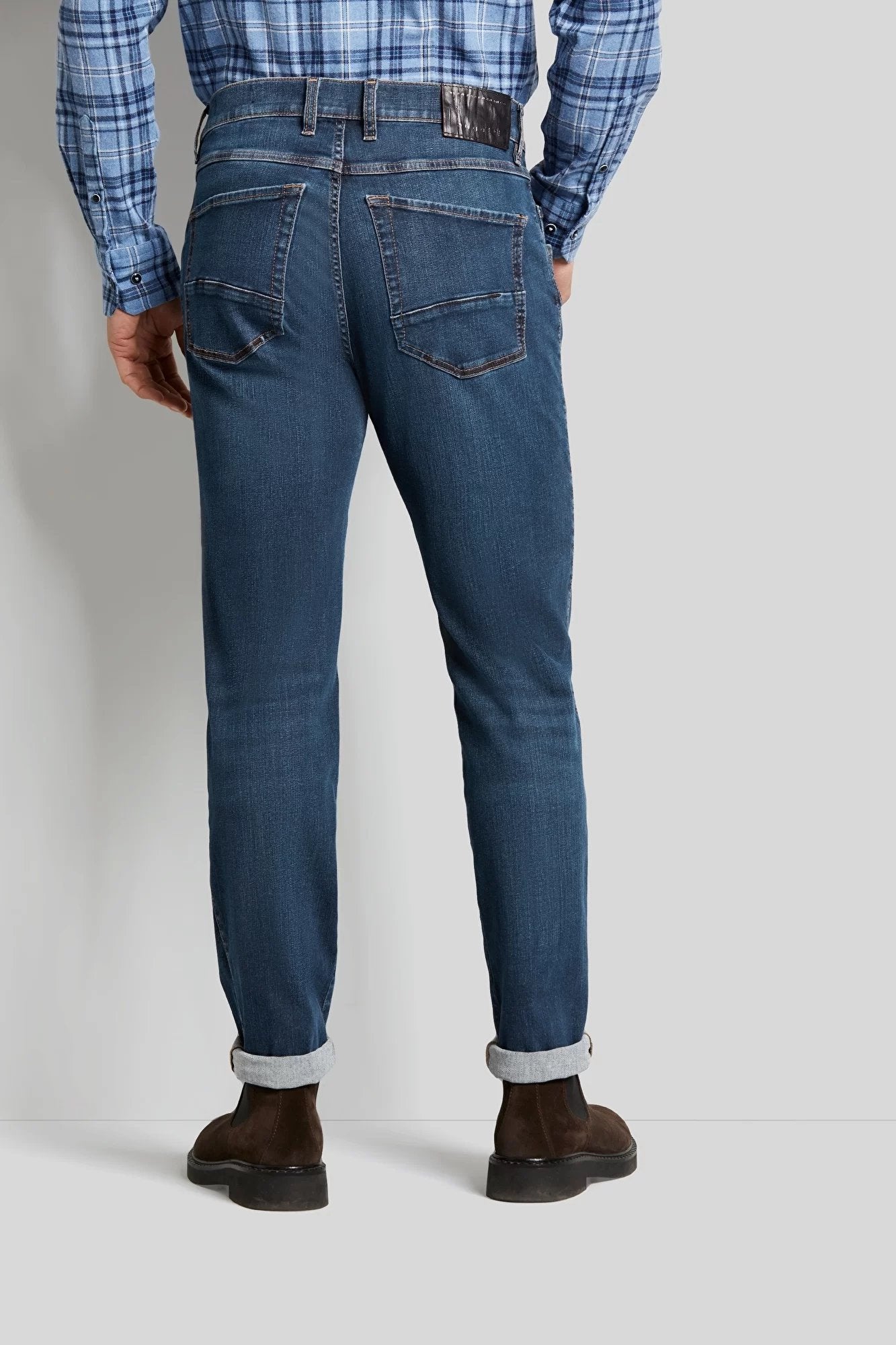BUGATTI Men's Stone Wash Jeans - Classic Blue Denim Pants for Casual Wear | Perfect for Everyday Outfits, Work & Weekend Style