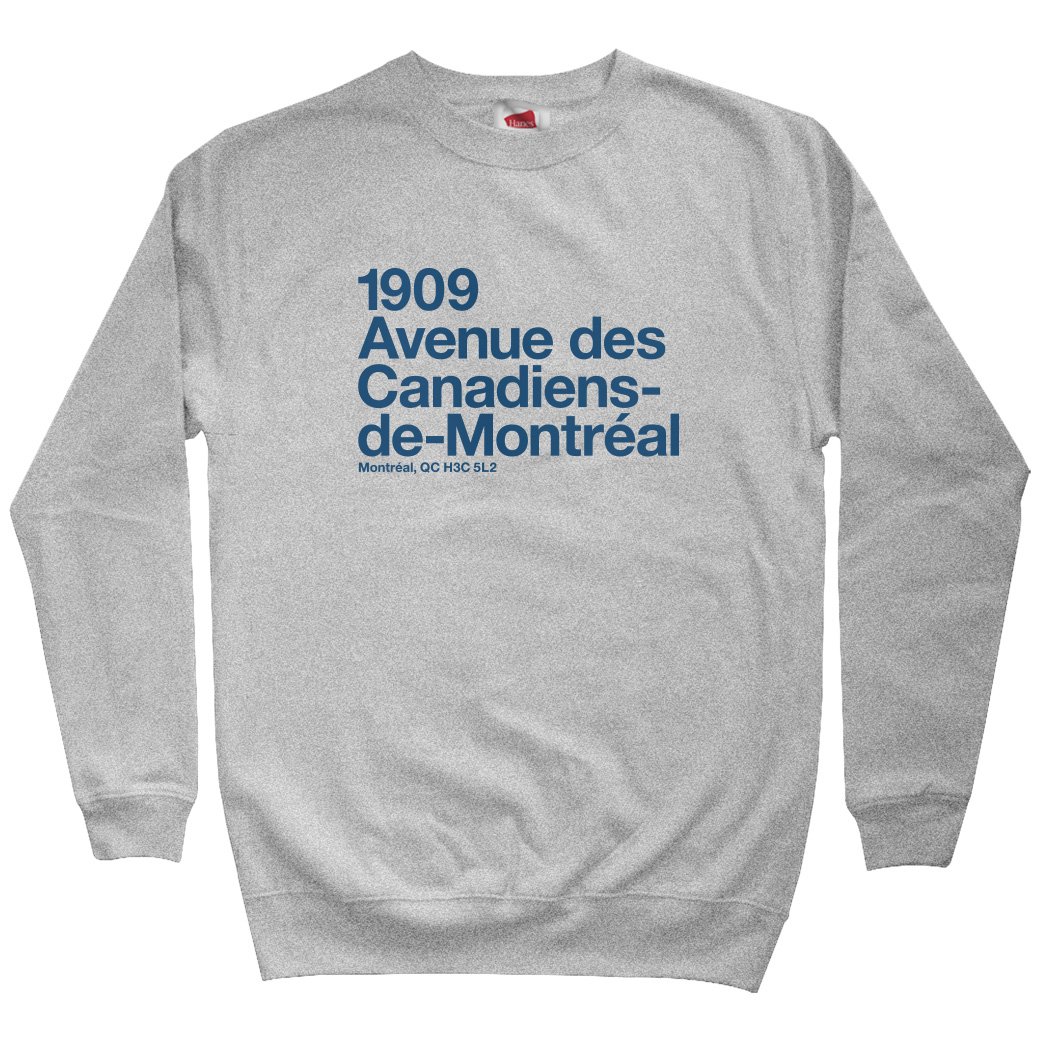 Smash Transit Men's Montreal Hockey Stadium Sweatshirt - Comfortable Pullover Hoodie for Hockey Fans - Perfect for Game Day, Casual Wear & Outdoor Activities