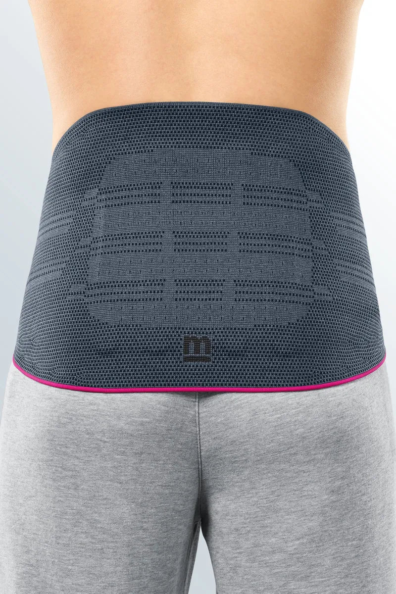Medi Lumbamed Basic Back Support Belt - Adjustable Lumbar Brace for Lower Back Pain Relief - Ideal for Office Work, Driving & Post-Surgery Recovery