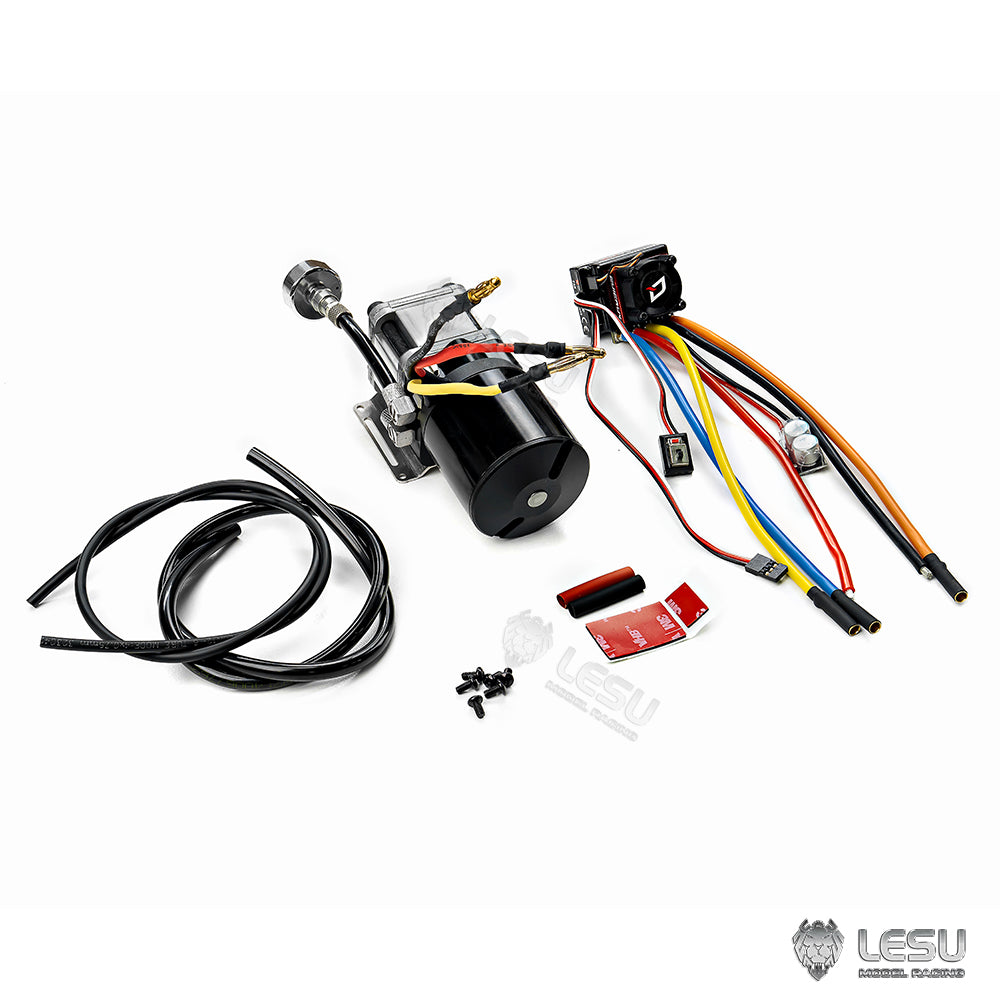 1/14 Scale LESU PC360 Metal Hydraulic RC Excavator with Painted Bucket, Trailer, Scarifier, Compactor & Crusher - 3-Section Arm for Construction Simulation & Professional RC Hobbyists