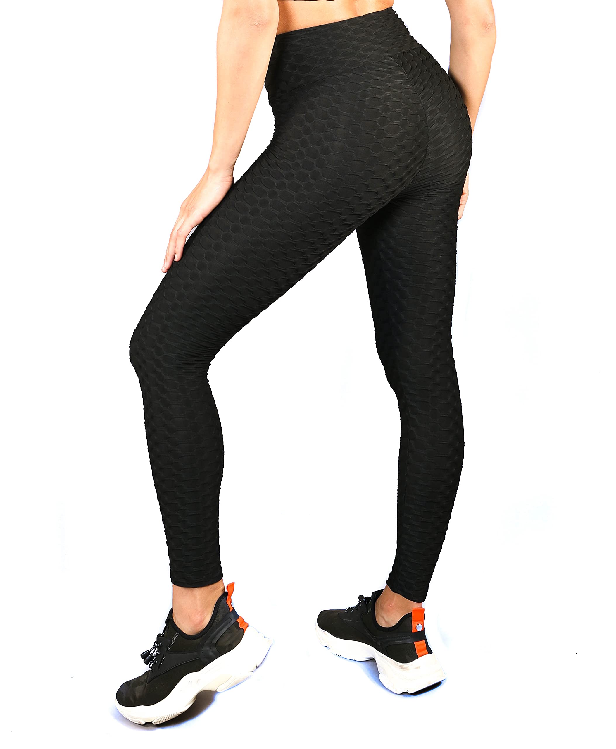 GOLDHAUS Women's Scrunch Butt Lifting High Waisted Yoga Leggings - Tummy Control Workout Pants with Anti-Cellulite & Tie Dye Design | Perfect for Gym, TikTok Videos & Everyday Wear