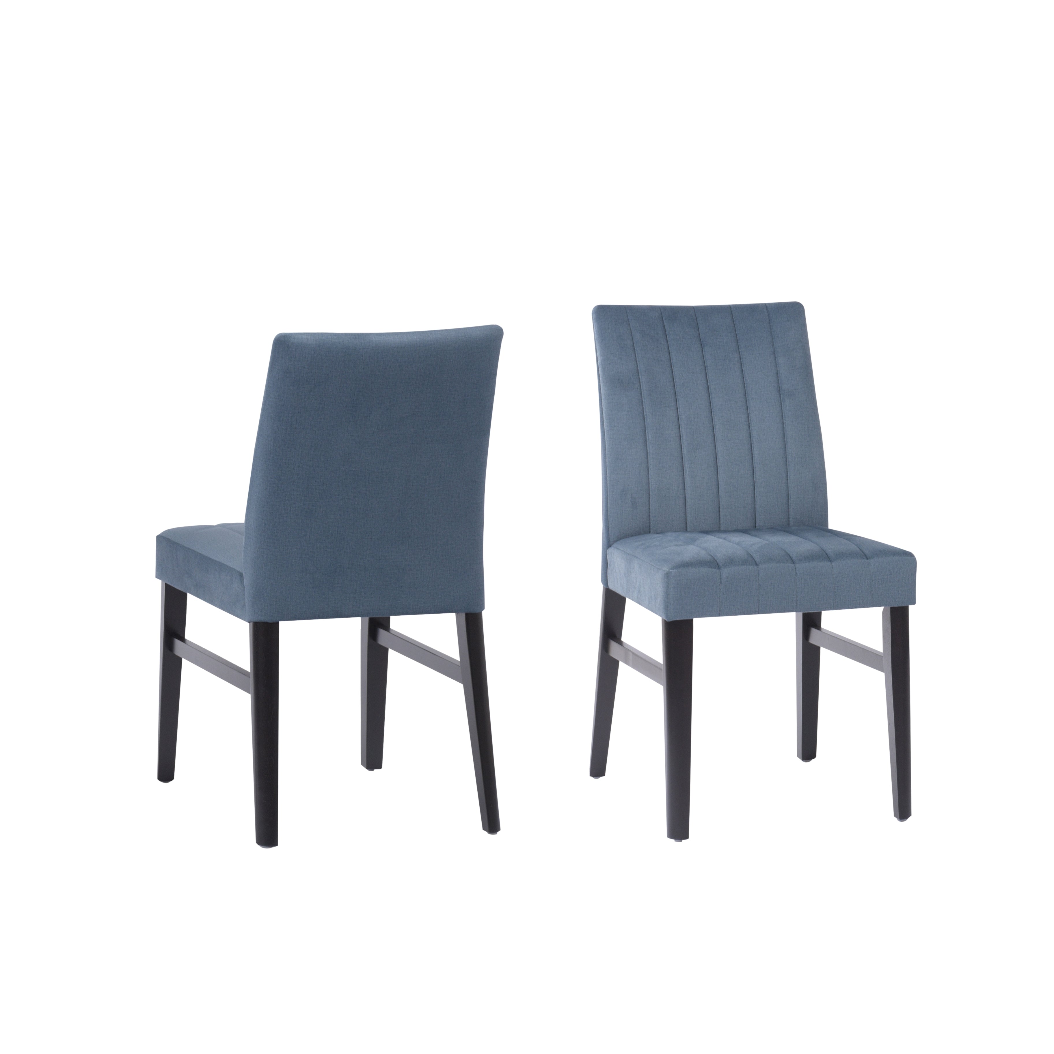 Roundhill Furniture Wendell Contemporary Upholstered Dining Chairs Set of 2 - Modern Kitchen & Dining Room Seating for Home & Restaurant Use