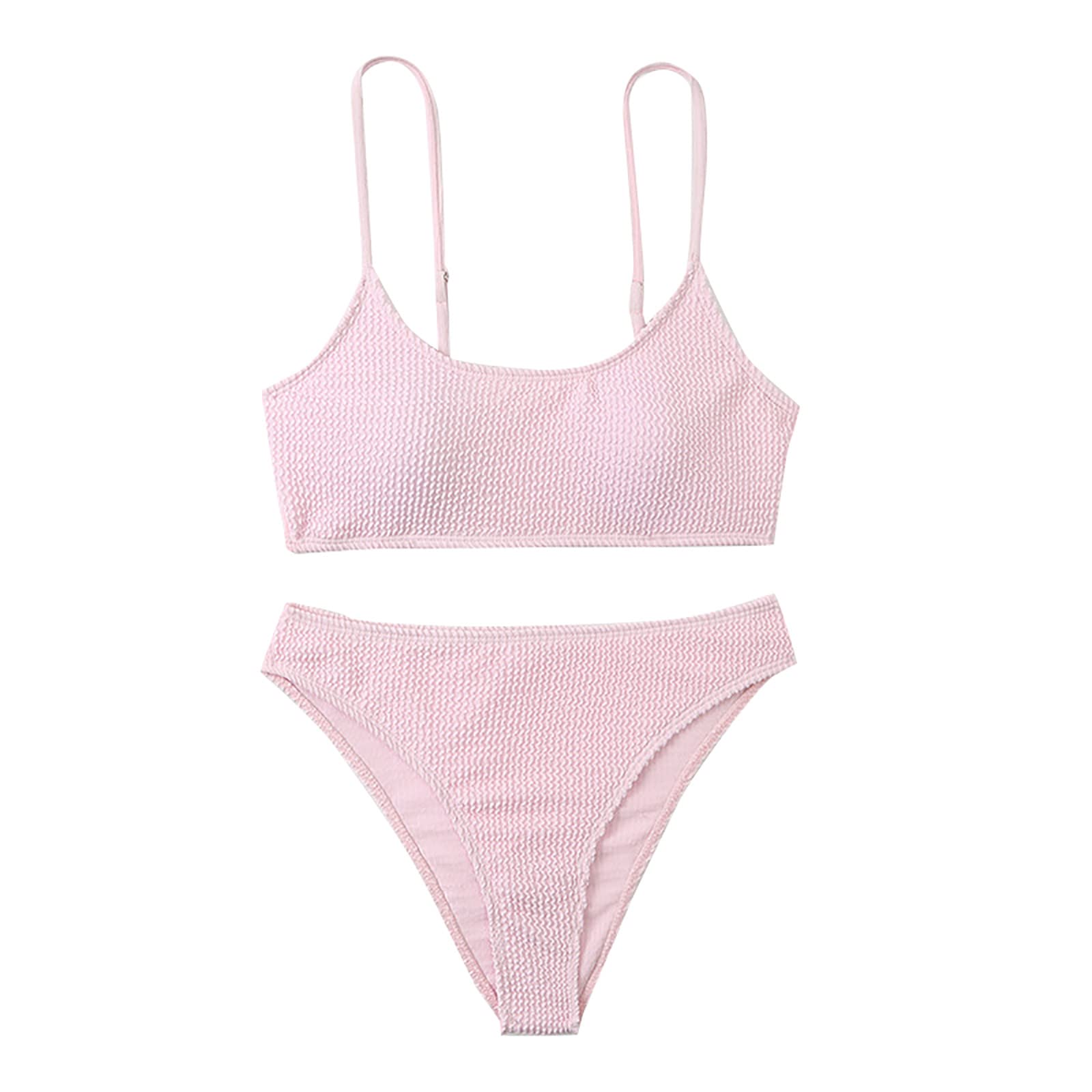 Sexy Brazilian Bikini Set for Women - High Leg Cheeky Two Piece Swimsuits | Stretchy & Comfortable Summer Beachwear for Pool Party, Vacation & Tropical Getaways