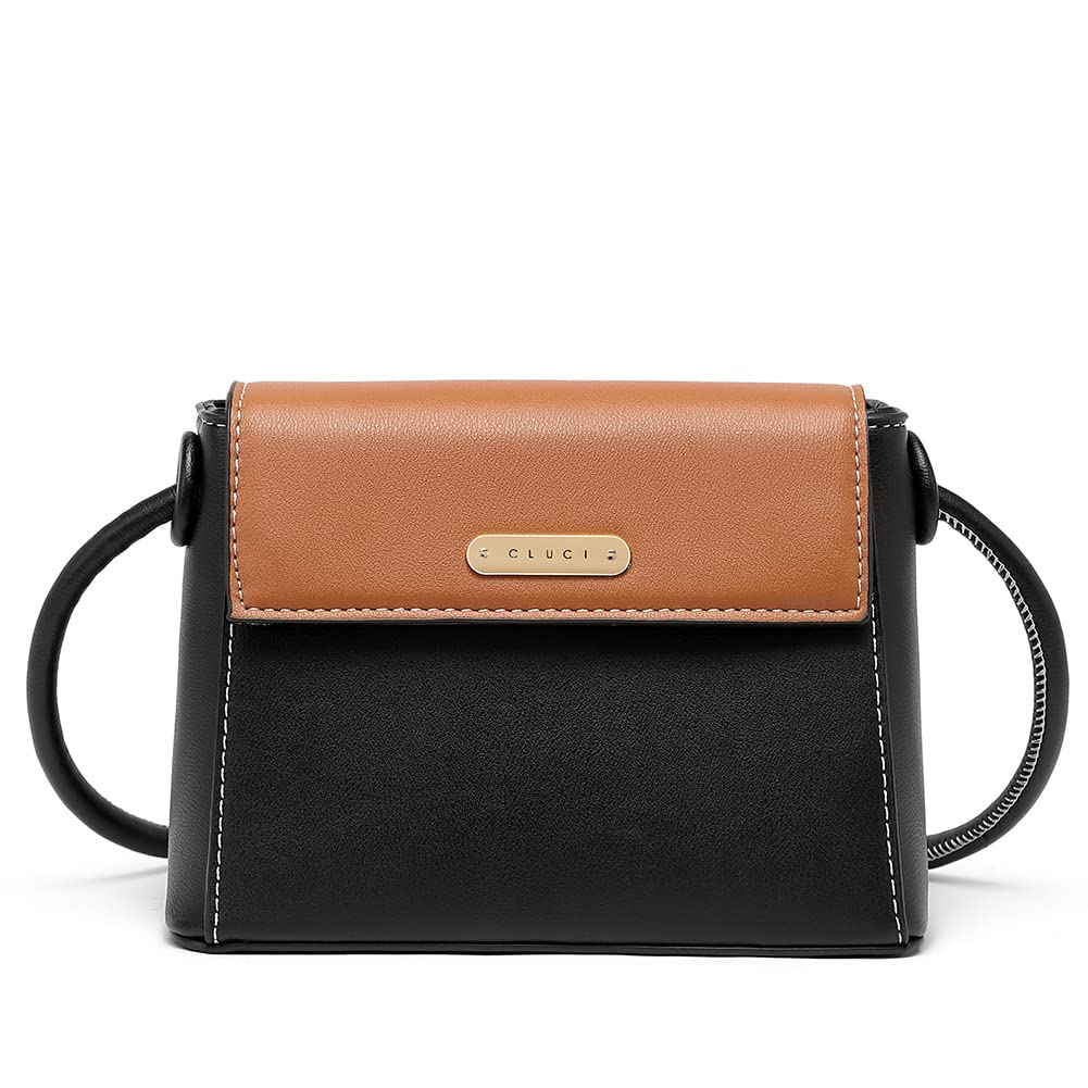 CLUCI Genuine Leather Small Crossbody Purse for Women - Stylish Shoulder Bag with Phone Pocket - Perfect for Travel, Vacation, and Everyday Use