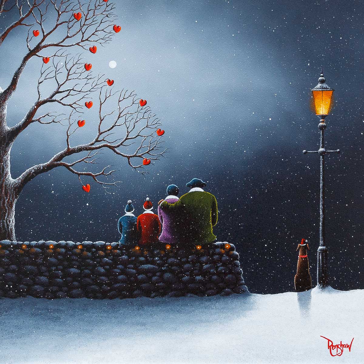 Original 'A Cherished Moment Together' Wall Art - Perfect for Home Decor, Living Room, Bedroom & Office - SOLD