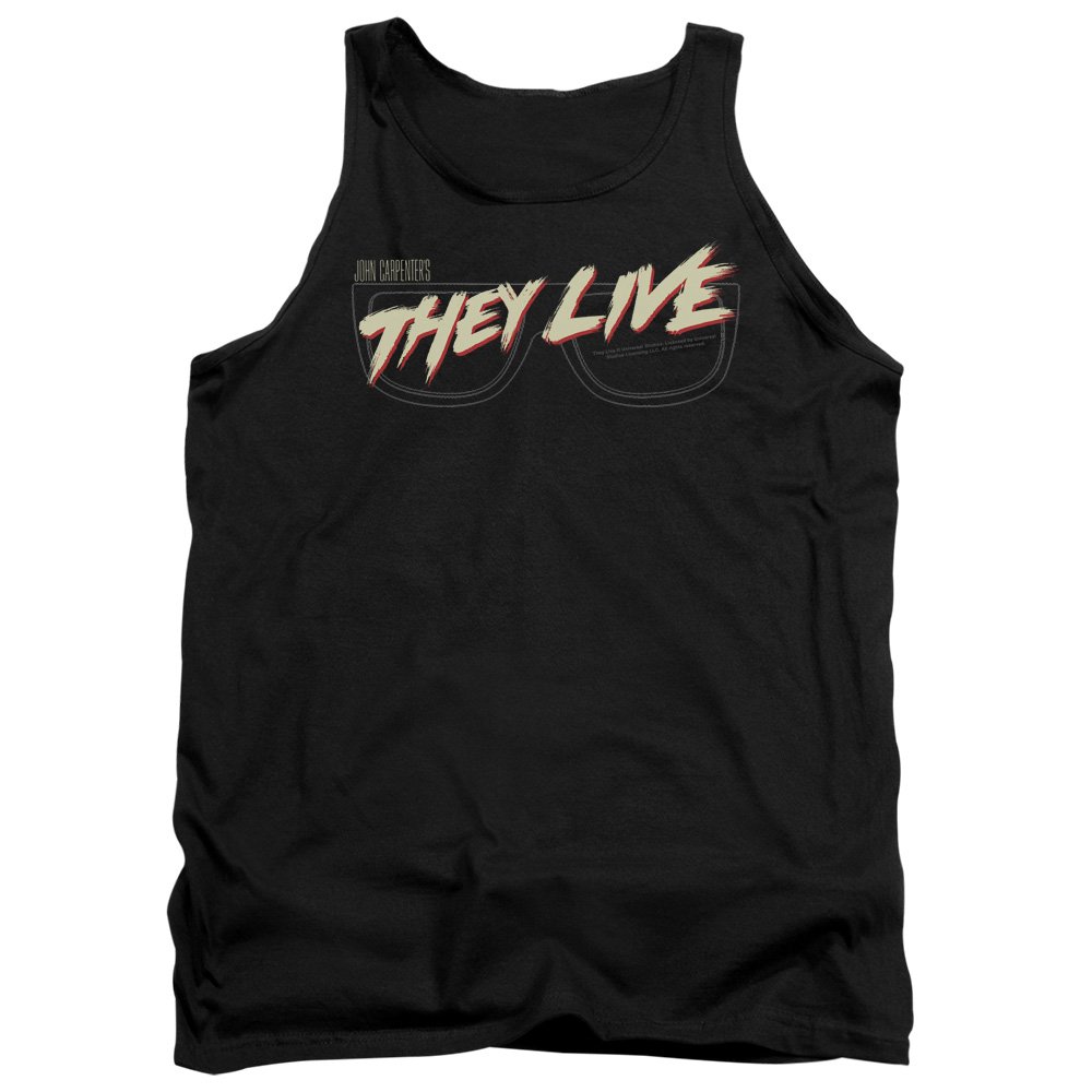 They Live Glasses Logo Unisex Tank Top for Men & Women - Perfect for Summer Outfits, Concerts, and Casual Wear