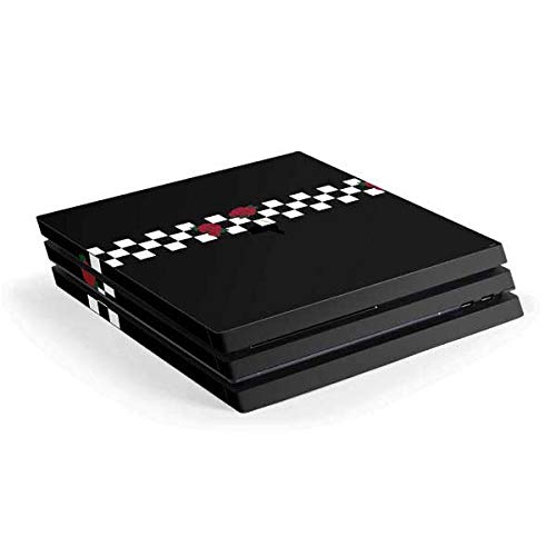 Skinit Decal Gaming Skin for PS4 Pro Console - Original Rose Checkerboard Design | Protective Cover for Gaming Accessories & Personalized Console Customization